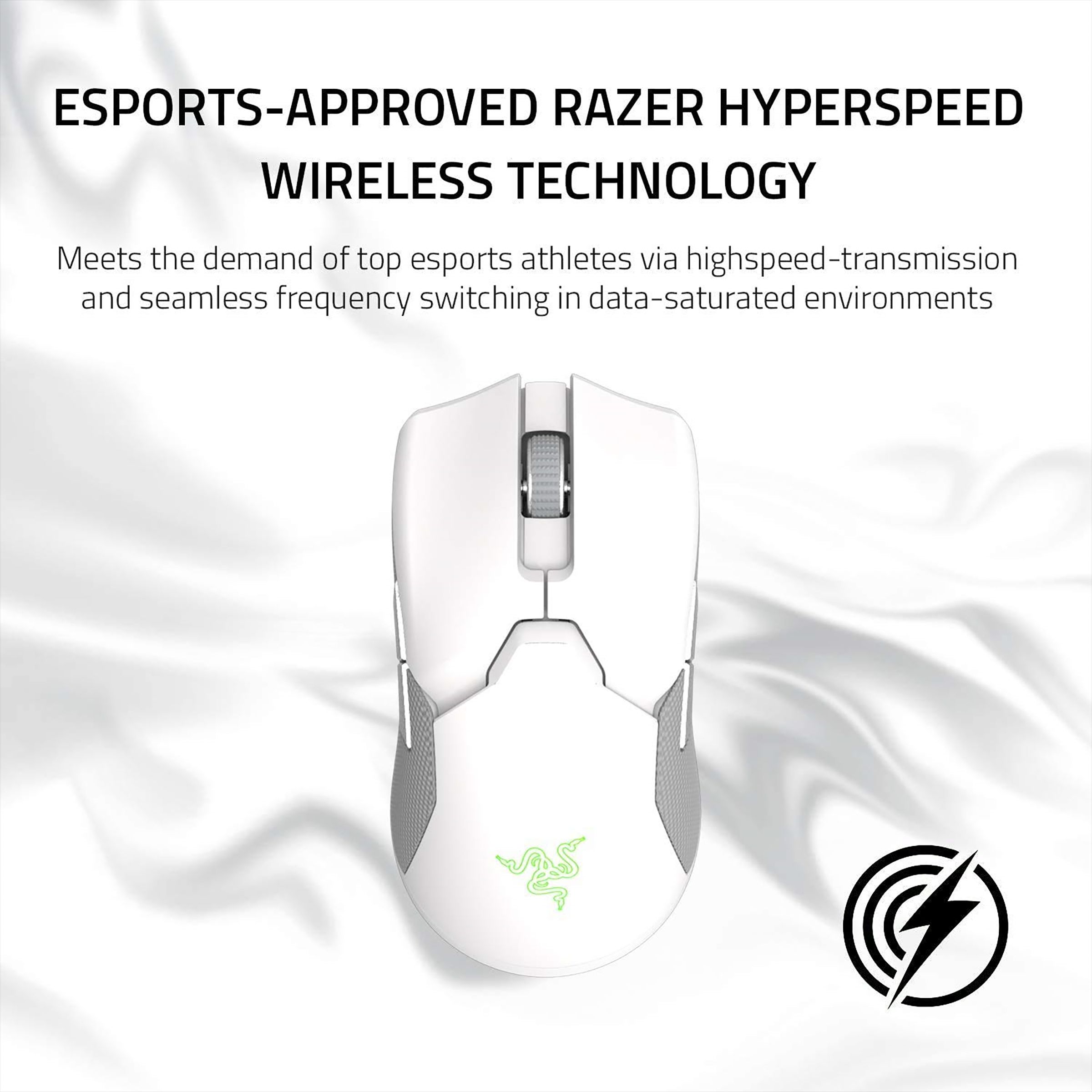 RAZER Viper Ultimate Rechargeable Wireless Optical Gaming Mouse (20000 DPI, Lightsync RGB, Mercury)_5