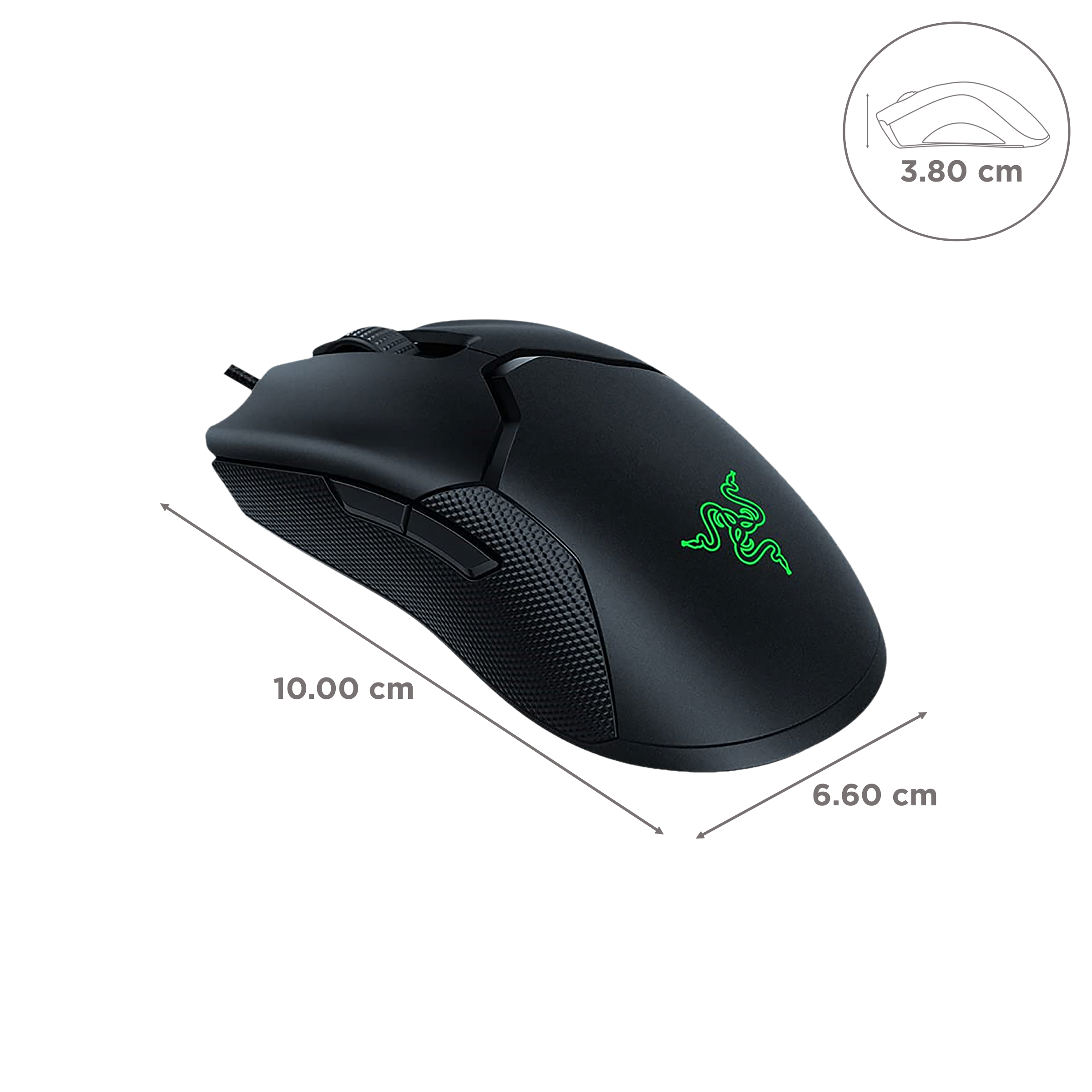 RAZER Viper Wired Optical Gaming Mouse (16000 DPI, Upto 70 Million Clicks, Black) RAZER Viper Wired Optical Gaming Mouse (16000 DPI, Upto 70 Million Clicks, Black)_2
