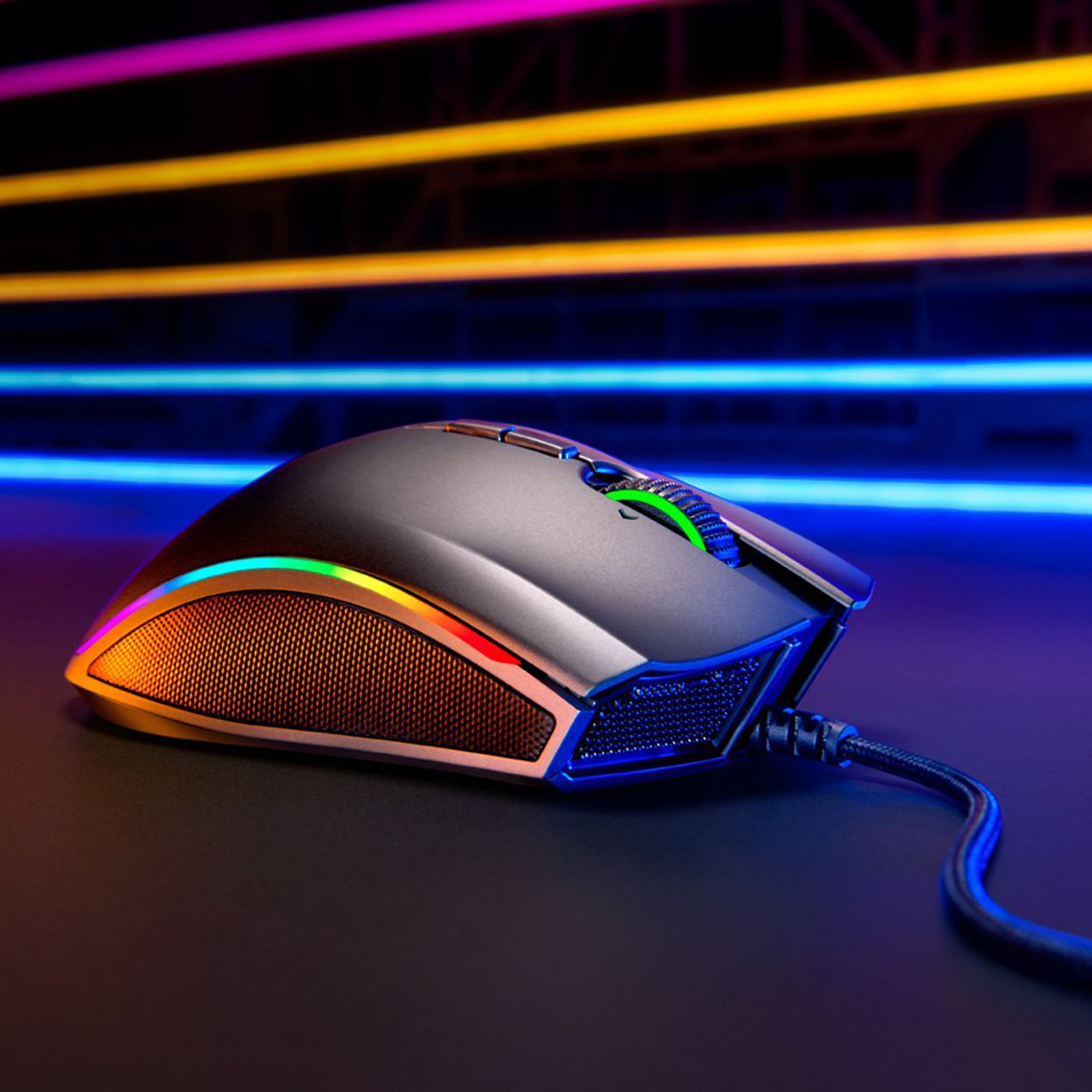 RAZER Mamba Elite Wired Optical Gaming Mouse (16000 DPI, Lightsync RGB, Black) RAZER Mamba Elite Wired Optical Gaming Mouse (16000 DPI, Lightsync RGB, Black)_6