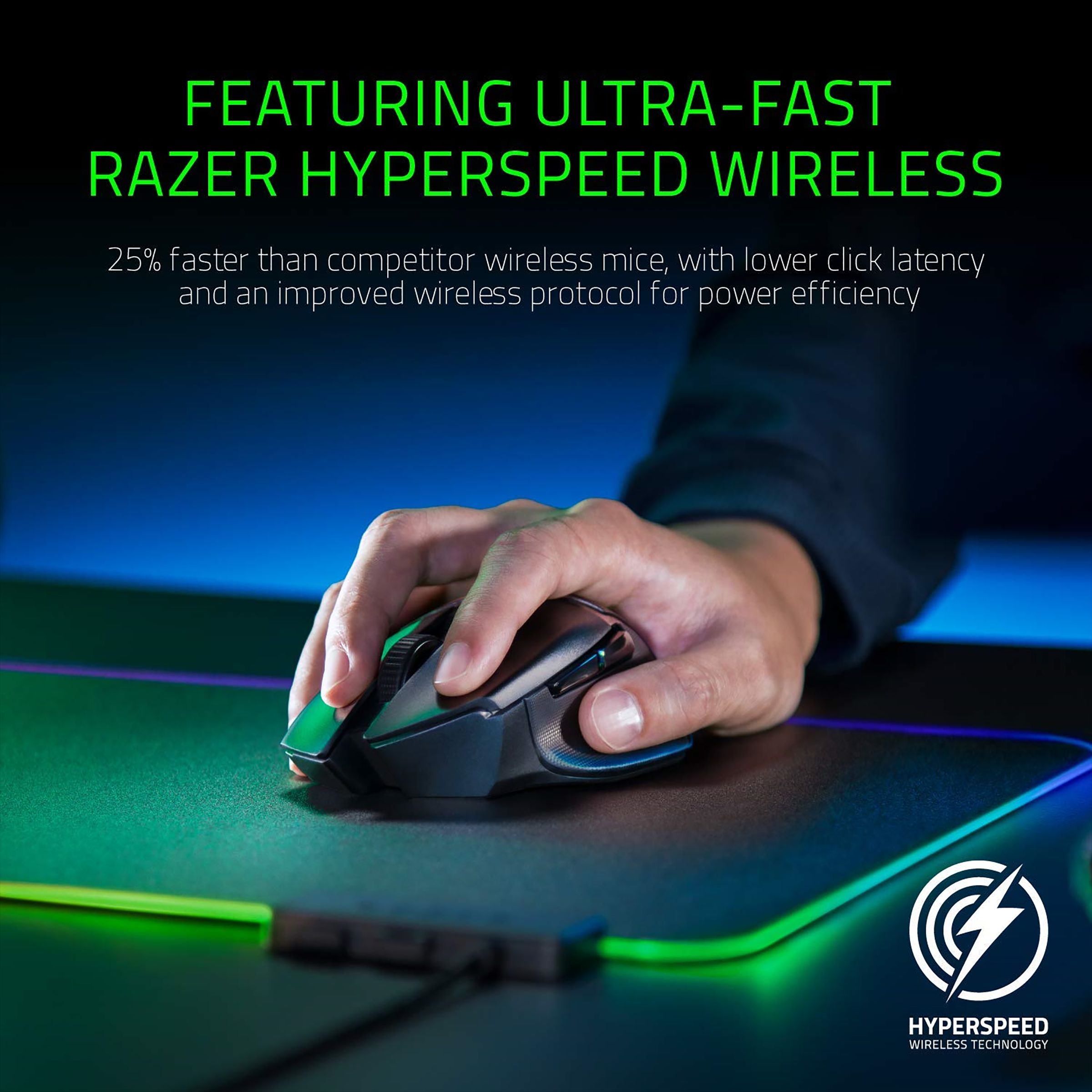 RAZER Basilisk Ultimate Rechargeable Wireless Optical Gaming Mouse (20000 DPI Adjustable, Multi Function Paddle, Black) RAZER Basilisk Ultimate Rechargeable Wireless Optical Gaming Mouse (20000 DPI Adjustable, Multi Function Paddle, Black)_8
