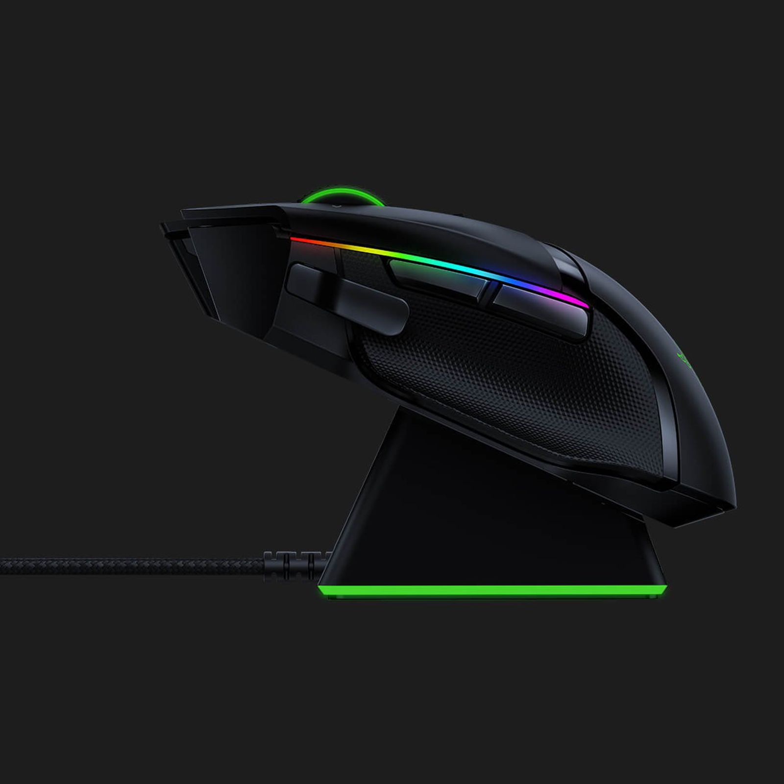 RAZER Basilisk Ultimate Rechargeable Wireless Optical Gaming Mouse (20000 DPI Adjustable, Multi Function Paddle, Black) RAZER Basilisk Ultimate Rechargeable Wireless Optical Gaming Mouse (20000 DPI Adjustable, Multi Function Paddle, Black)_4