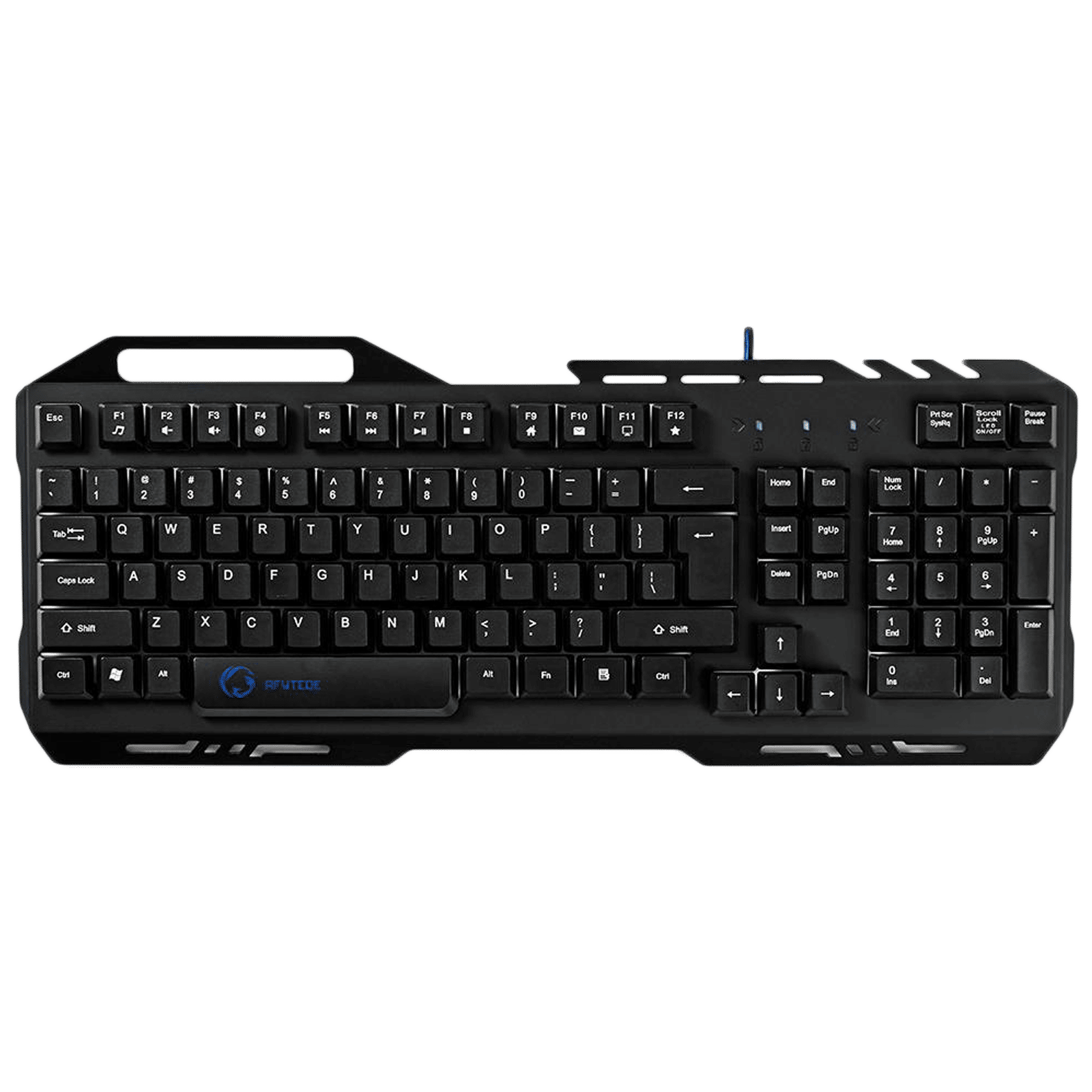 nedis Wired Gaming Keyboard (Phone Holder, GKBD200BKUS, Black)_1
