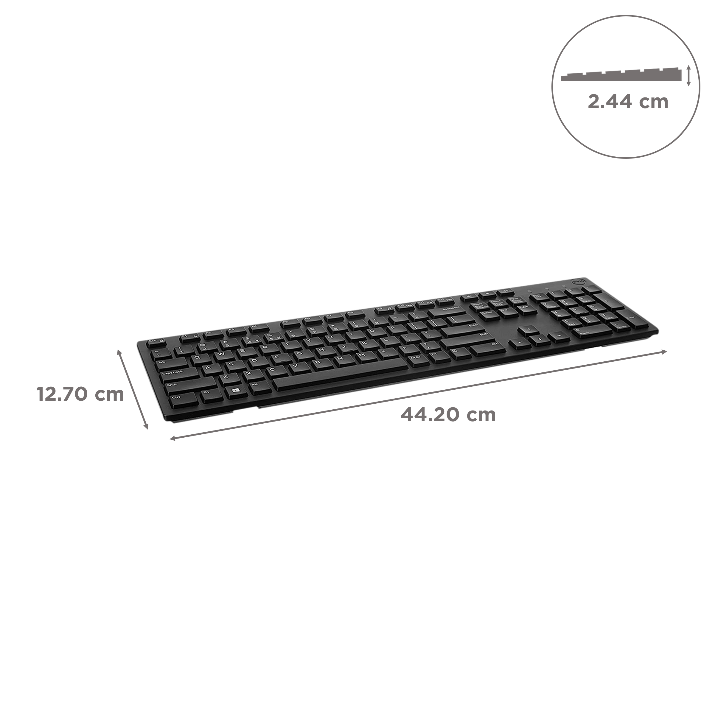 DELL KB216 Wired Keyboard with Multimedia Keys (Spill Resistant, Black)_3