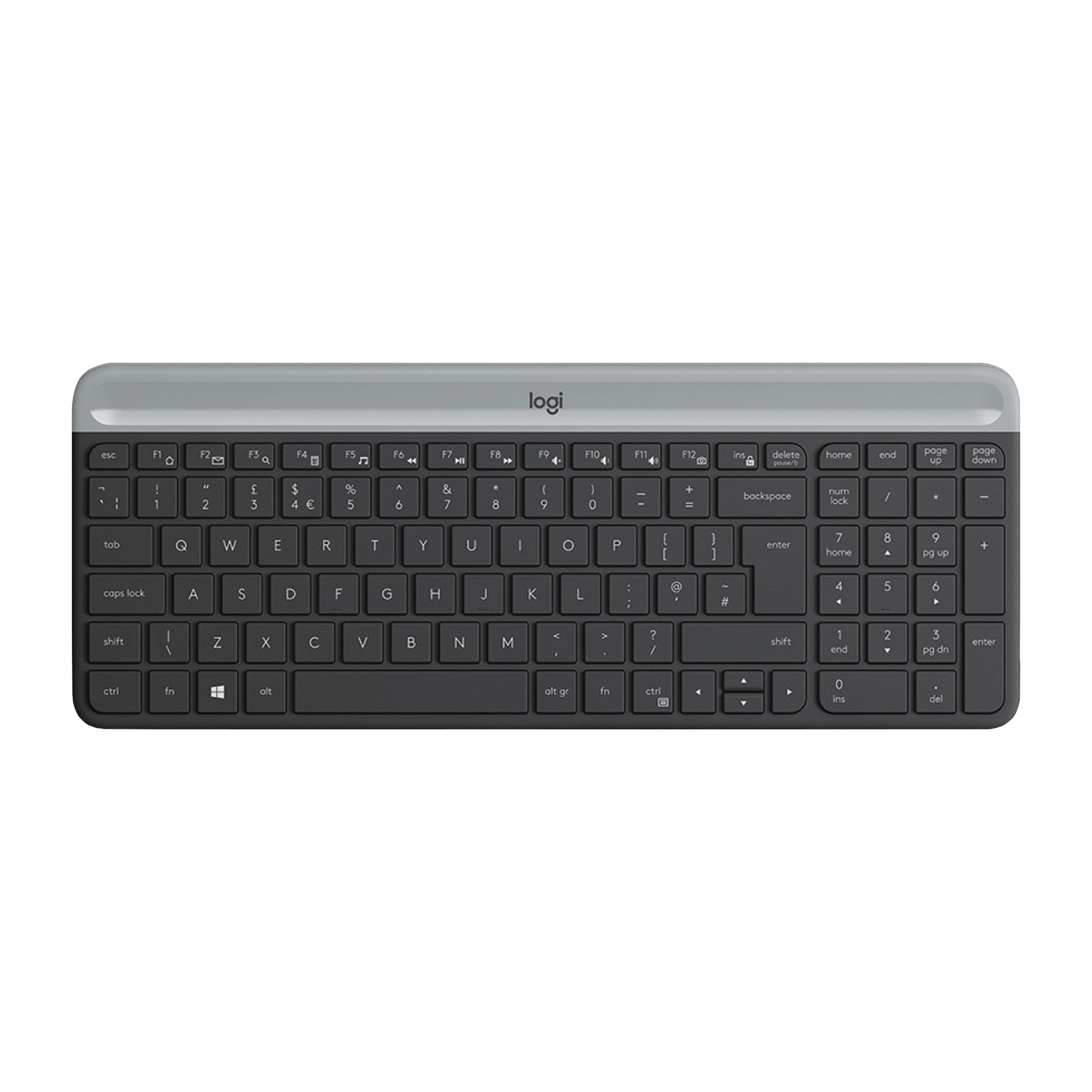 logitech K580 Bluetooth & 2.4GHz Wireless Keyboard with Multi Device Connectivity (Ultra-Slim Profile, Black) logitech K580 Bluetooth & 2.4GHz Wireless Keyboard with Multi Device Connectivity (Ultra-Slim Profile, Black)_1