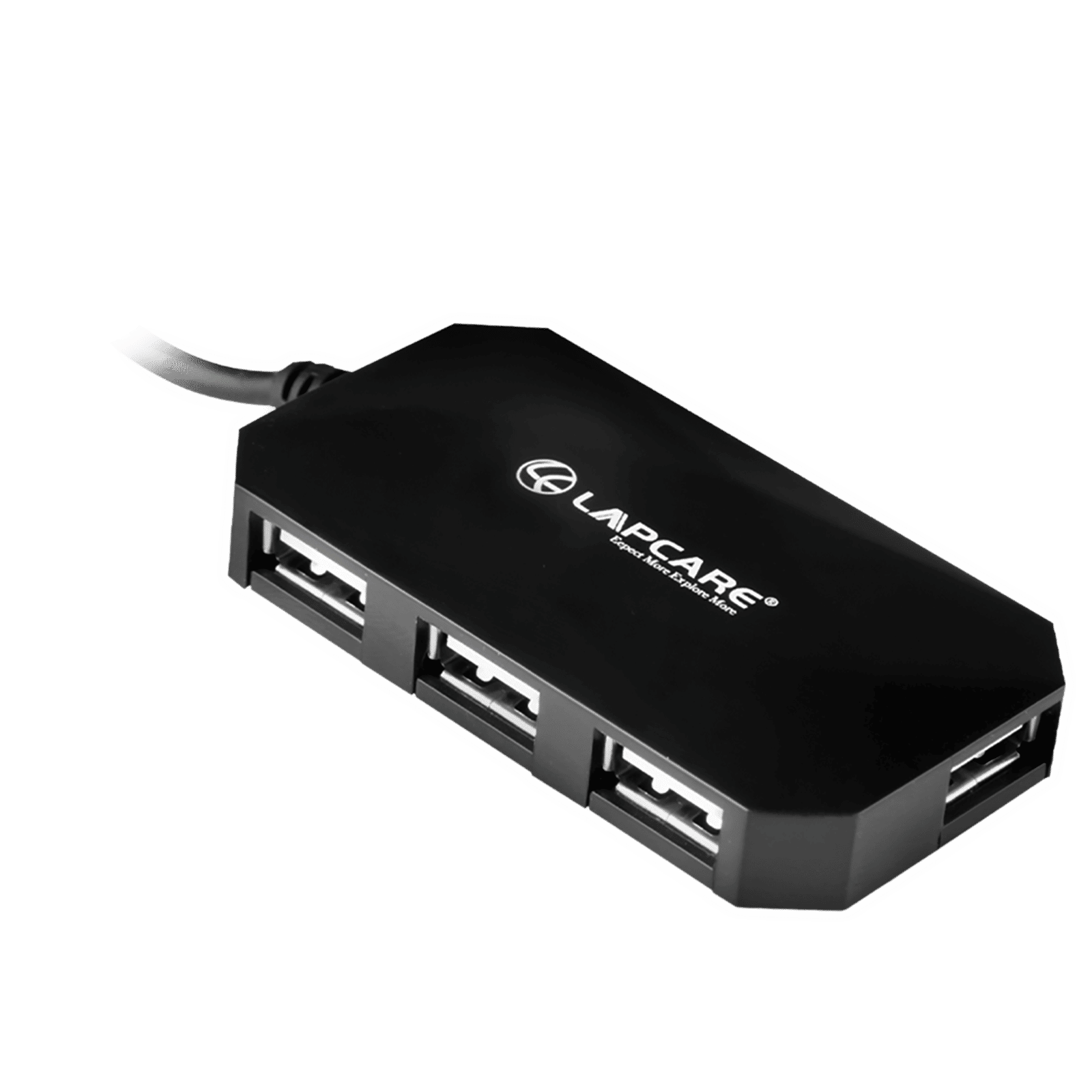 LAPCARE 4-in-1 USB 2.0 Type A to USB 2.0 Type A USB Hub (Over-Current Protection, Black) LAPCARE 4-in-1 USB 2.0 Type A to USB 2.0 Type A USB Hub (Over-Current Protection, Black)_1