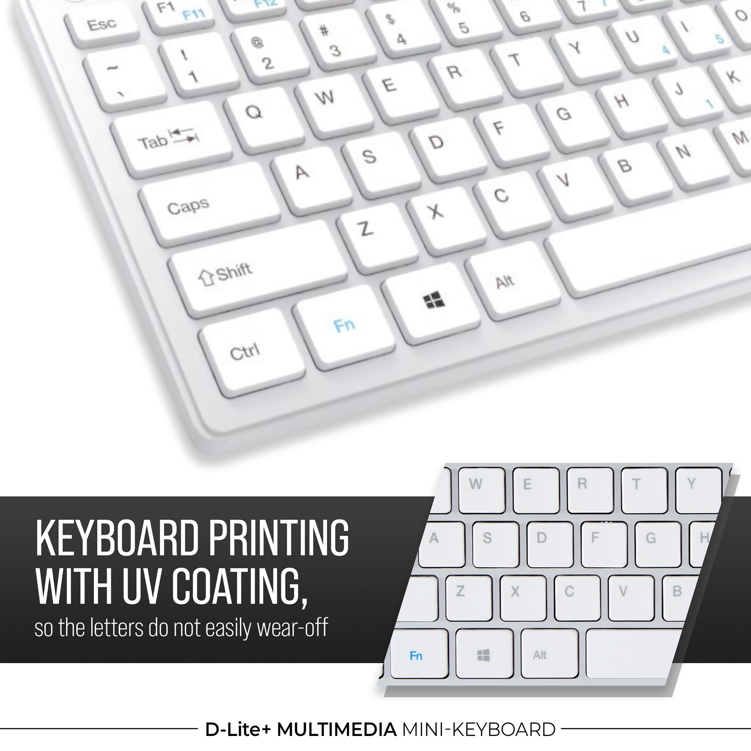 LAPCARE D-Lite Mini Wired Keyboard with Dedicated Multimedia Keys (Spill Resistant, Silver) LAPCARE D-Lite Mini Wired Keyboard with Dedicated Multimedia Keys (Spill Resistant, Silver)_4