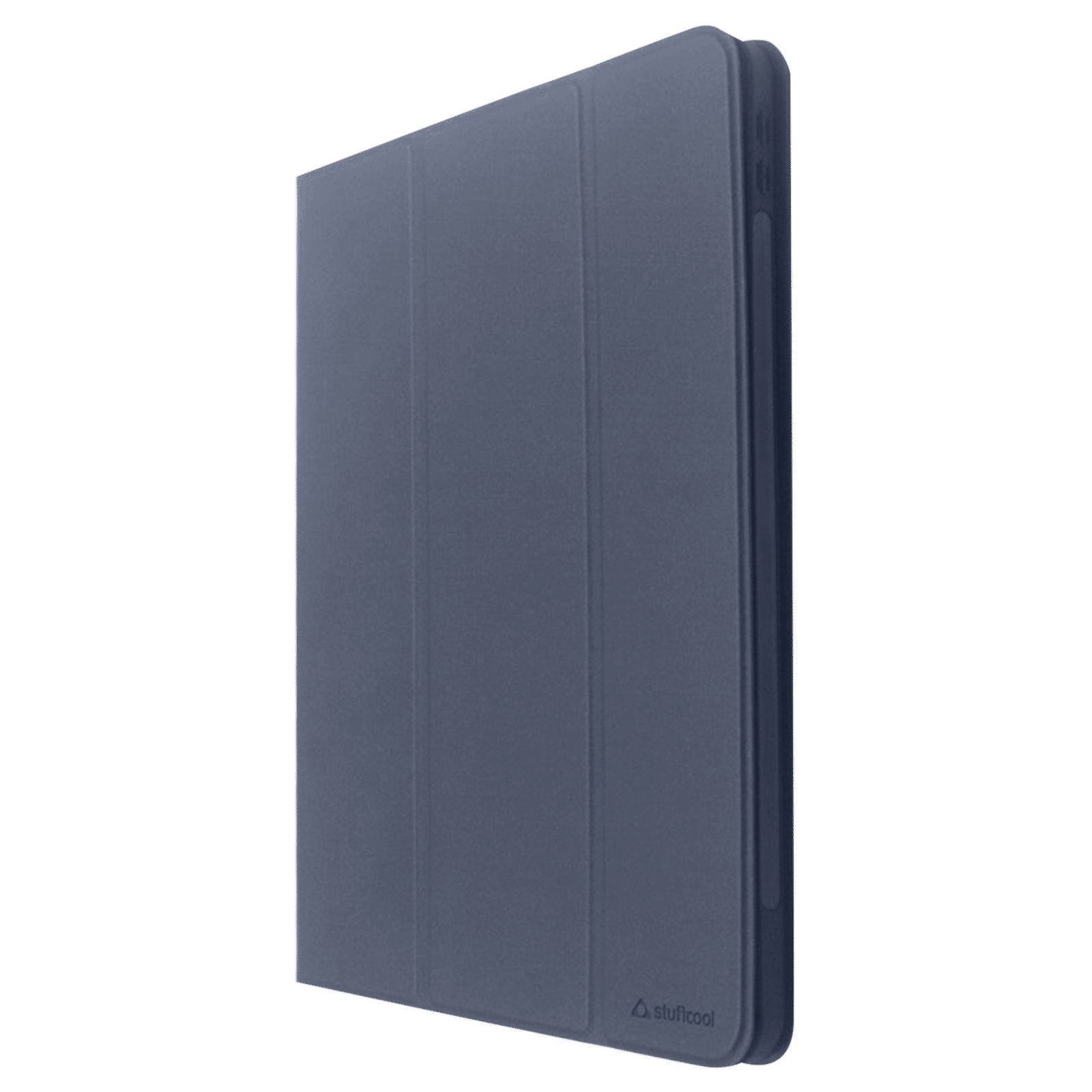 Stuffcool Flex Faux Leather Flip Cover for Apple iPad Mini 8.3 Inch (6th Gen) (Built-in Pencil Holder, Navy Blue)_8