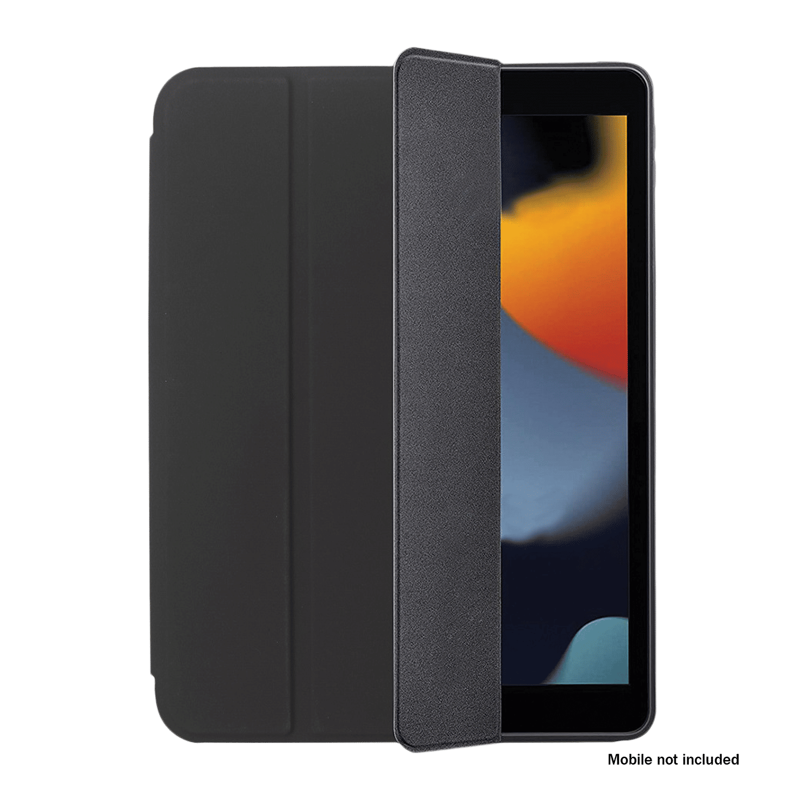 Neopack Delta TPU Flip Cover for Apple iPad (All Gen) (With Pencil Holder, Black)_3