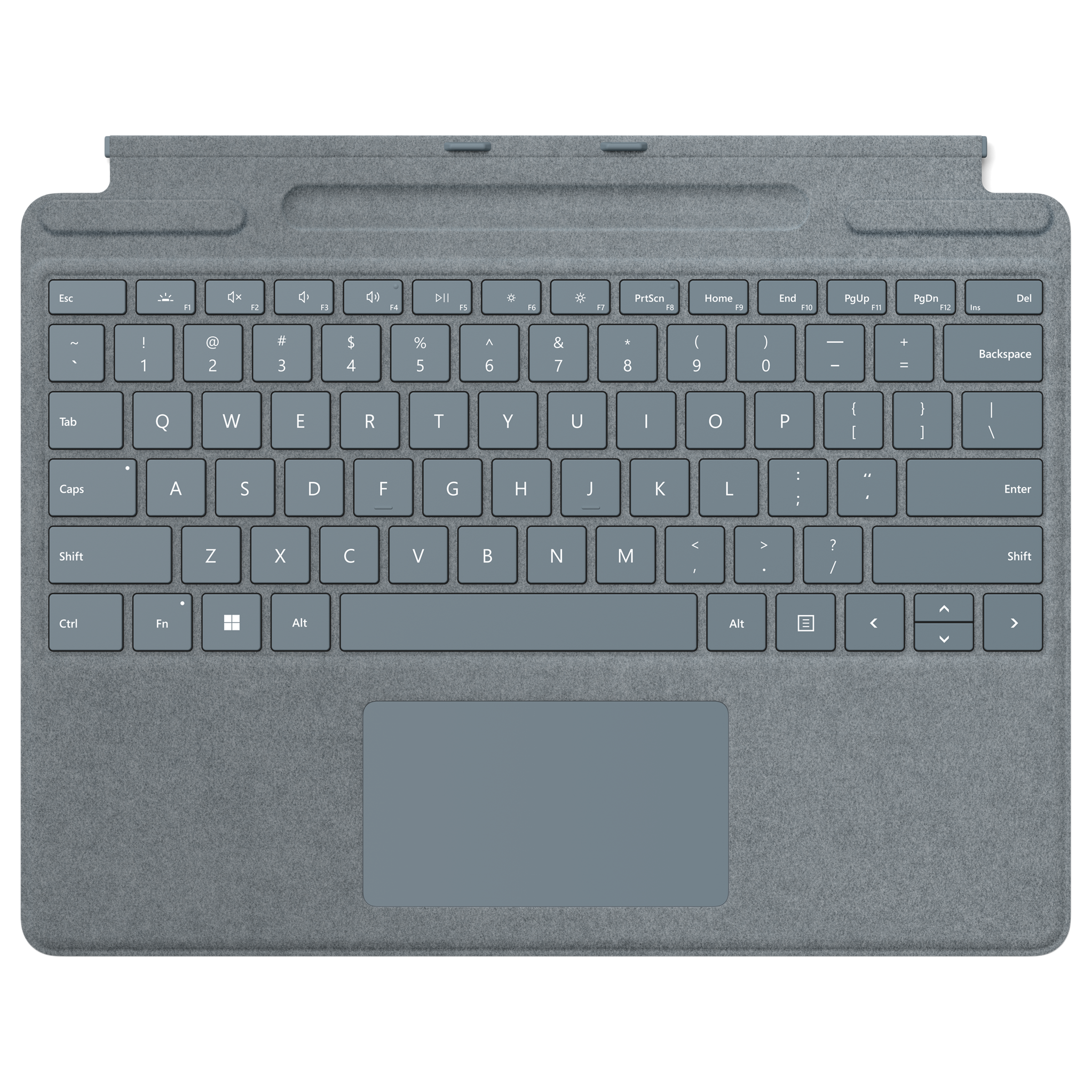 Microsoft Surface Pro Wi-Fi Signature Keyboard for Surface Pro 8 & Pro X with Touchpad (Built-in Storage Tray, Ice Blue)_1