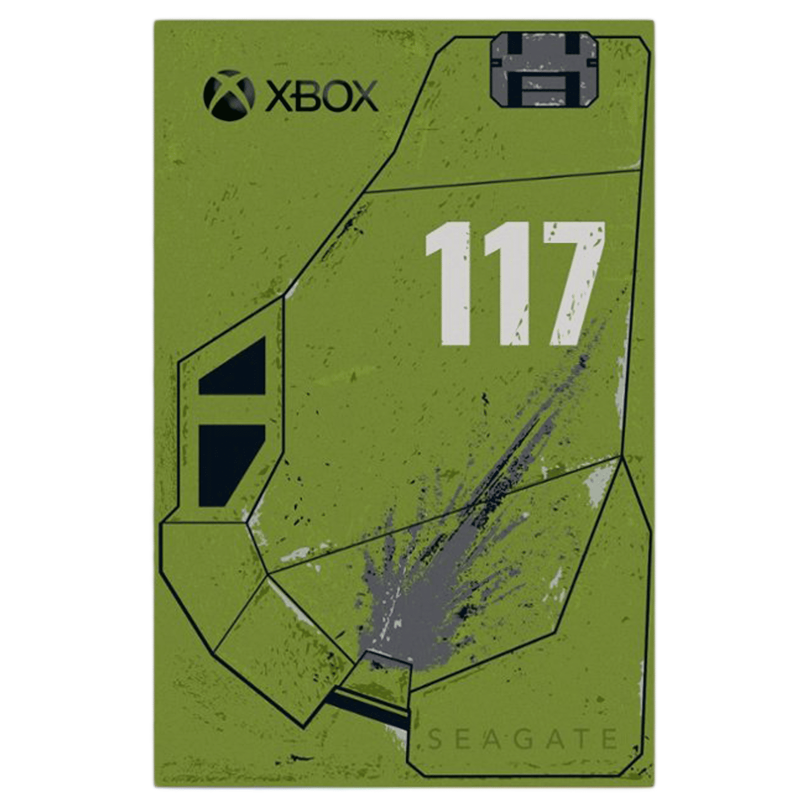 SEAGATE Halo Infinite Special Edition 2TB USB 3.0 Hard Disk Drive (Built-in Xbox Green LED Lighting, STKX2000405, Black)_1