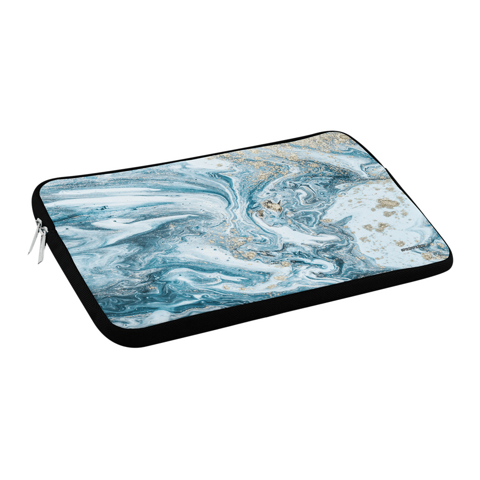 macmerise Marble Neoprene Laptop Sleeve for 13 Inch Laptop (Water Resistant, Blue Macubus)_1