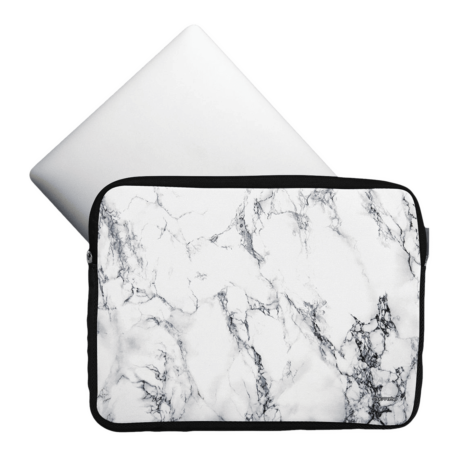 macmerise Marble Neoprene Laptop Sleeve for 13 Inch Laptop (Water Resistant, White Luna) macmerise Marble Neoprene Laptop Sleeve for 13 Inch Laptop (Water Resistant, White Luna)_5