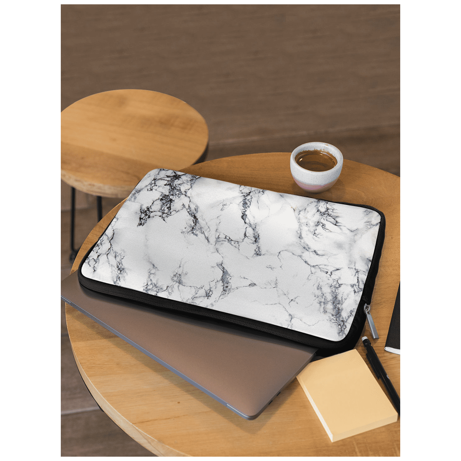 macmerise Marble Neoprene Laptop Sleeve for 13 Inch Laptop (Water Resistant, White Luna) macmerise Marble Neoprene Laptop Sleeve for 13 Inch Laptop (Water Resistant, White Luna)_6