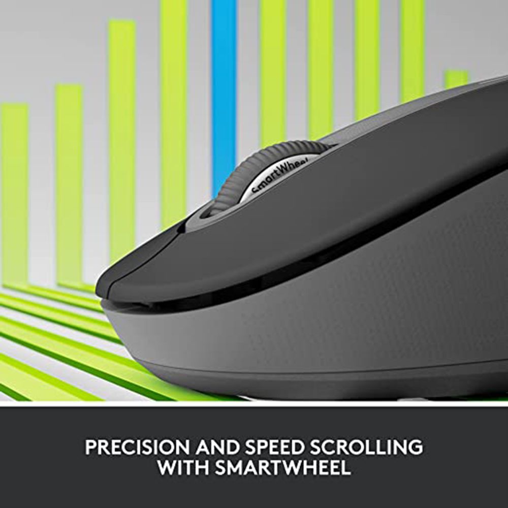 logitech Signature M650 L Wireless Optical Performance Mouse with Customizable Buttons (4000 DPI Adjustable, Multi Device Connectivity, Graphite)_10