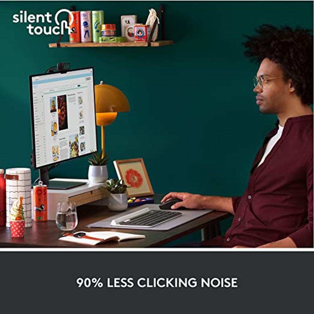 logitech Signature M650 L Wireless Optical Performance Mouse with Customizable Buttons (4000 DPI Adjustable, Multi Device Connectivity, Graphite)_8