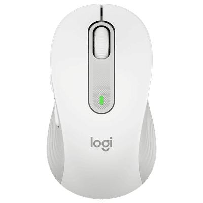 logitech Signature M650 Wireless Optical
                      Performance Mouse with Customizable Buttons (4000
                      DPI Adjustable, Multi Device Connectivity, Off
                      White)