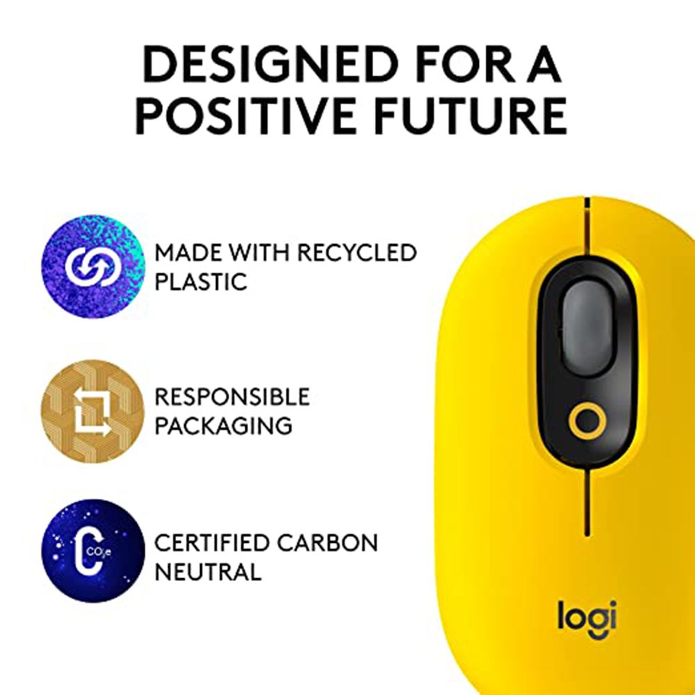 logitech POP Wireless Optical Performance Mouse with Silent Click Buttons (4000 DPI Adjustable, Multi Device Connectivity, Blast) logitech POP Wireless Optical Performance Mouse with Silent Click Buttons (4000 DPI Adjustable, Multi Device Connectivity, Blast)_10