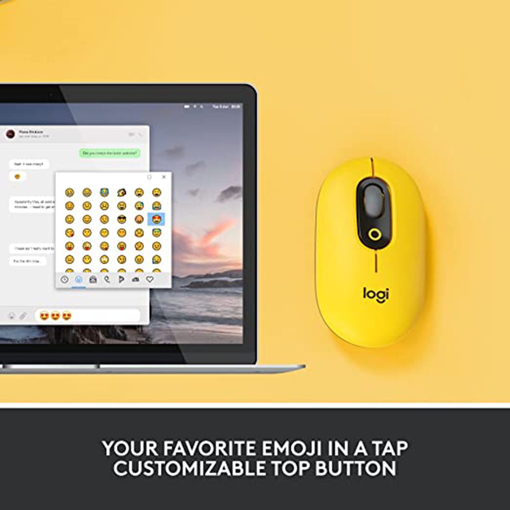 logitech POP Wireless Optical Performance Mouse with Silent Click Buttons (4000 DPI Adjustable, Multi Device Connectivity, Blast) logitech POP Wireless Optical Performance Mouse with Silent Click Buttons (4000 DPI Adjustable, Multi Device Connectivity, Blast)_11