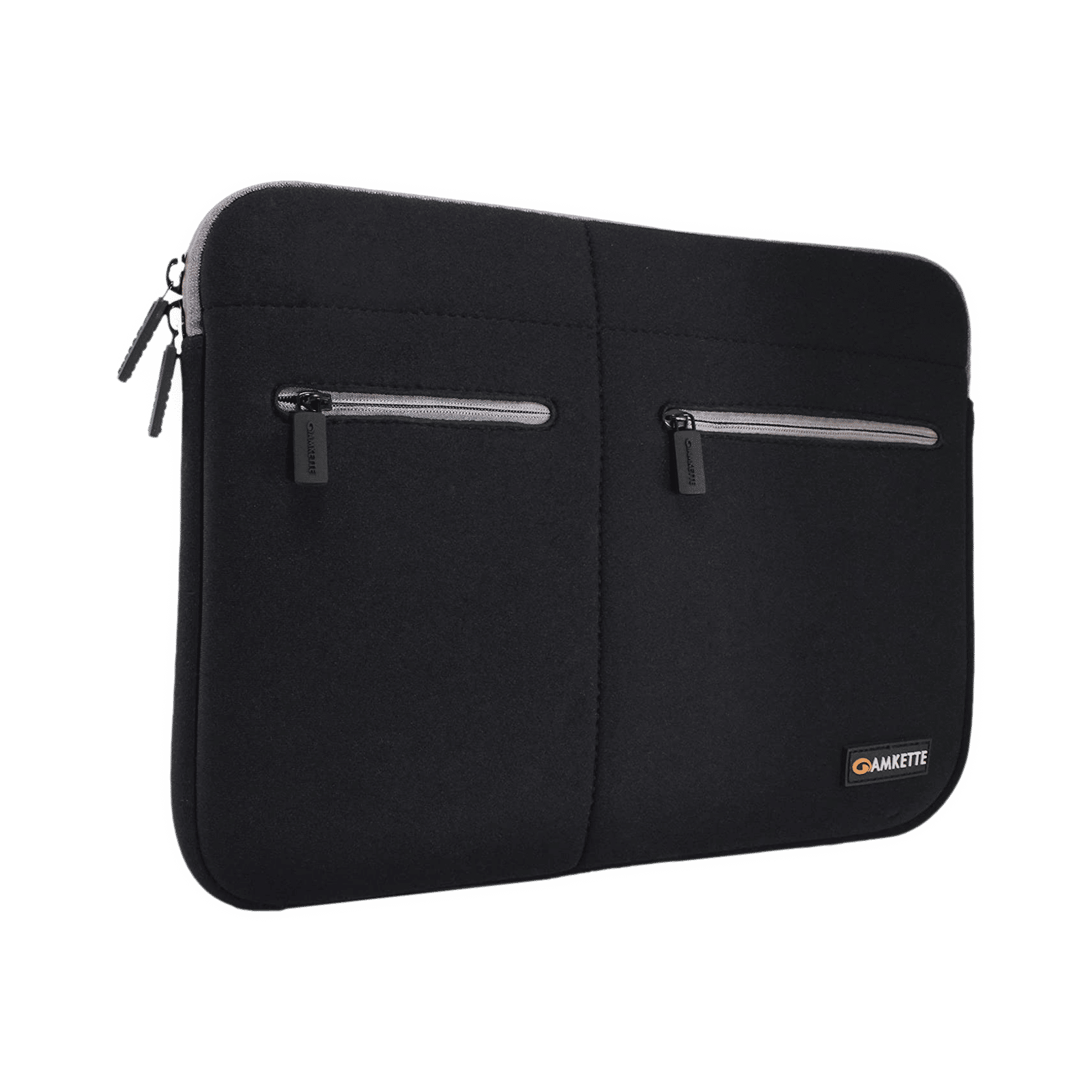 AMKETTE Neo Case MP 450 Neoprene Laptop Sleeve for 14 Inch Laptop (Water Resistant, Black/Grey) AMKETTE Neo Case MP 450 Neoprene Laptop Sleeve for 14 Inch Laptop (Water Resistant, Black/Grey)_1