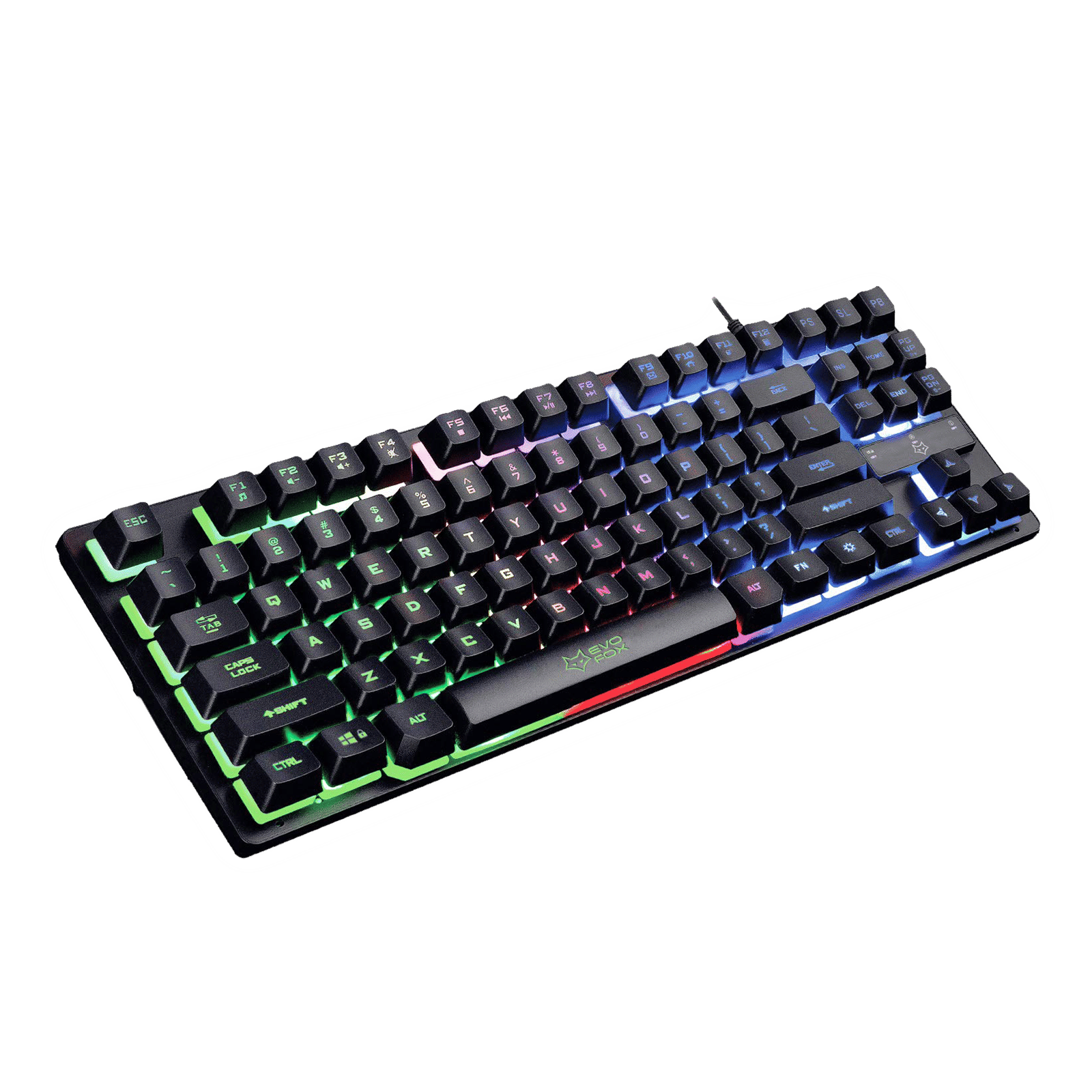 AMKETTE EvoFox Fireblade TKL Wired Gaming Keyboard with Backlit Keys (Spill Resistant, Black) AMKETTE EvoFox Fireblade TKL Wired Gaming Keyboard with Backlit Keys (Spill Resistant, Black)_4