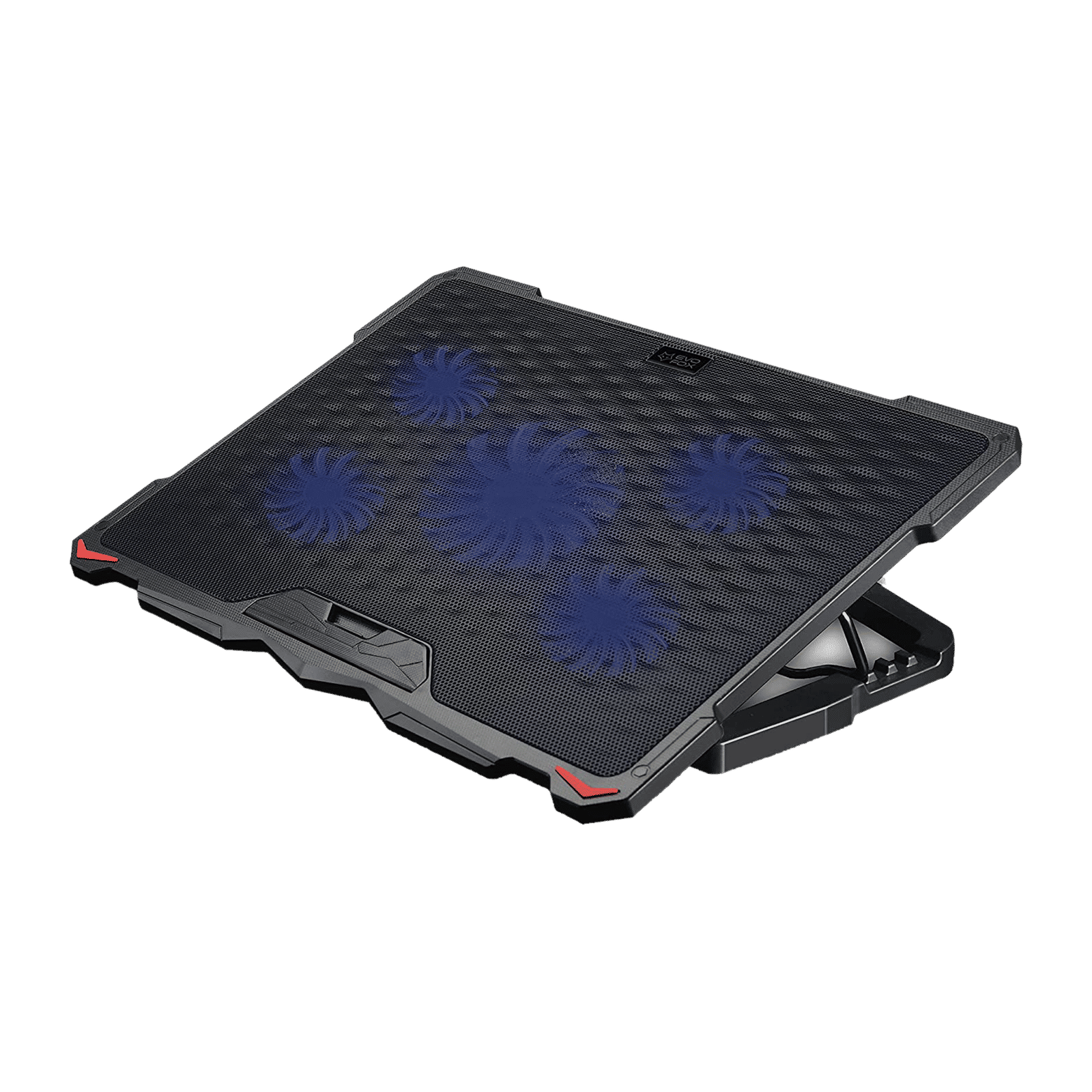 AMKETTE EvoFox Typhoon Stand with Cooling Fan for Laptops upto 17.3 inch (Silent Cooling System, 649BK, Black) AMKETTE EvoFox Typhoon Stand with Cooling Fan for Laptops upto 17.3 inch (Silent Cooling System, 649BK, Black)_1