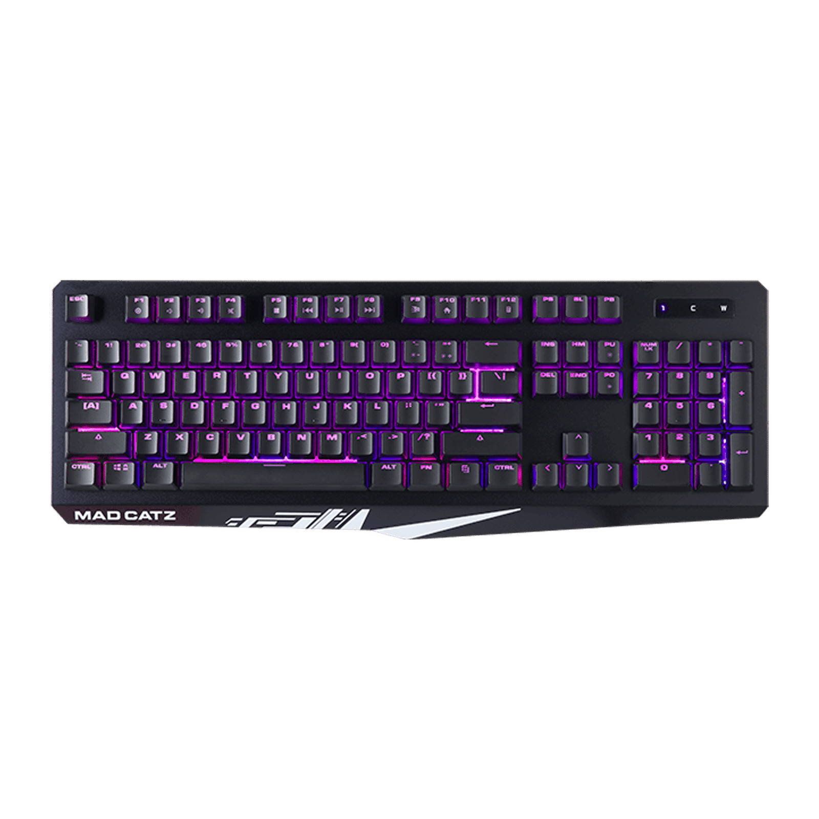 MAD CATZ The Authentic S.T.R.I.K.E. 2 Wired Gaming Keyboard with Backlit Keys (Anti Ghosting Keys, Black) MAD CATZ The Authentic S.T.R.I.K.E. 2 Wired Gaming Keyboard with Backlit Keys (Anti Ghosting Keys, Black)_1