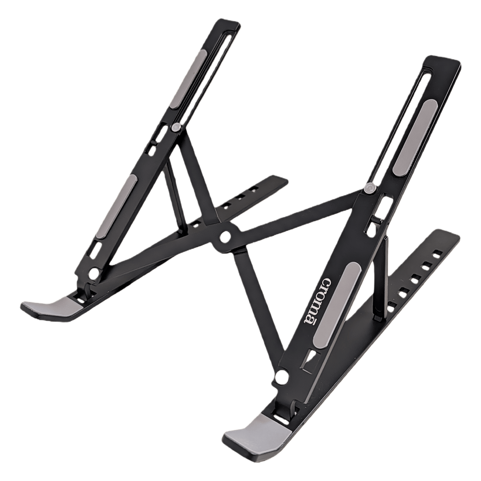 Croma Stand For Laptops Upto 15 Inch (Foldable Design, CRSP015AOC016515, Black) Croma Stand For Laptops Upto 15 Inch (Foldable Design, CRSP015AOC016515, Black)_1