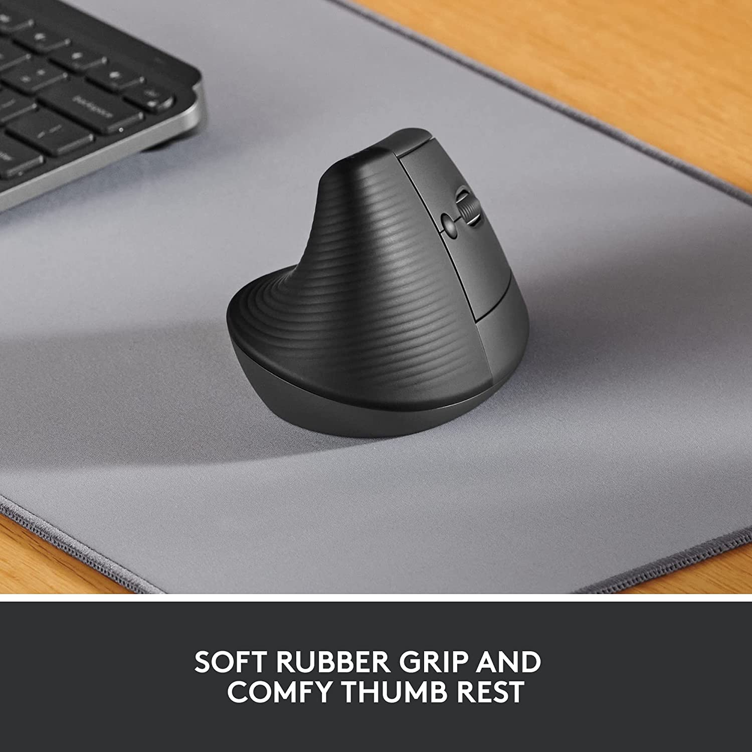 logitech Lift Wireless Optical Vertical Mouse with Thumb Rest (4000 DPI Adjustable, Whisper Quiet Clicks, Graphite) logitech Lift Wireless Optical Vertical Mouse with Thumb Rest (4000 DPI Adjustable, Whisper Quiet Clicks, Graphite)_11