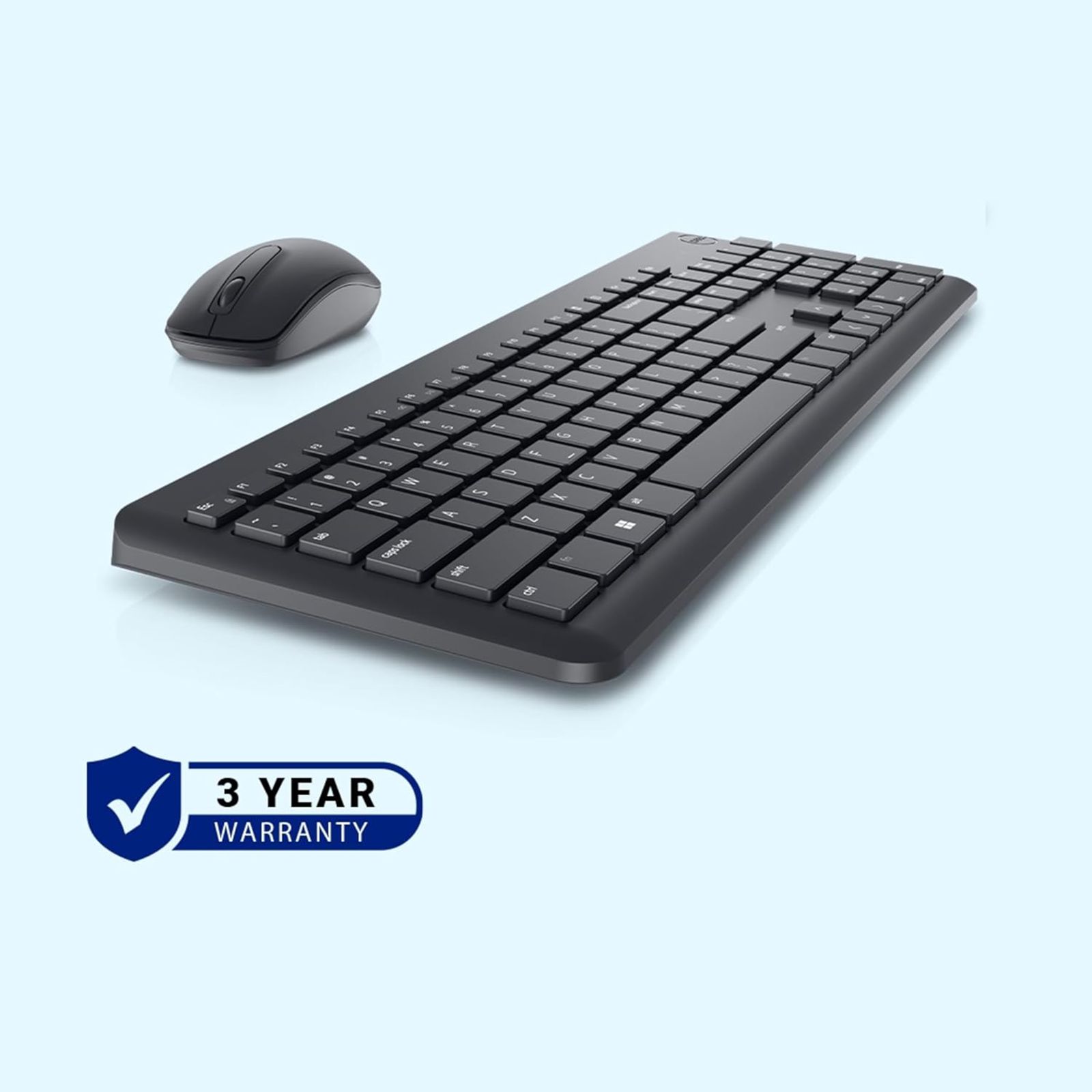 DELL KM3322W Wireless Keyboard & Mouse Combo (1000 DPI, Spill Resistant, Black)_9