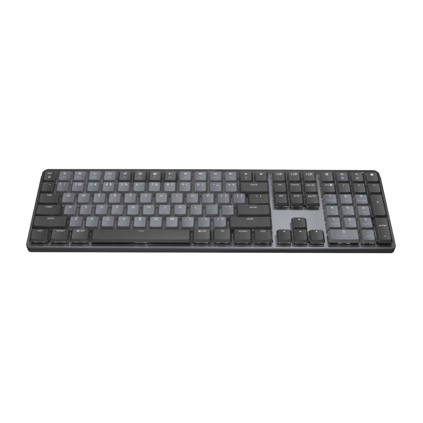 logitech MX Keys Mechanical Rechargeable Bluetooth Wireless Performance Keyboard with Multi Device Connectivity (Ambient Light Sensors, Graphite) logitech MX Keys Mechanical Rechargeable Bluetooth Wireless Performance Keyboard with Multi Device Connectivity (Ambient Light Sensors, Graphite)_4