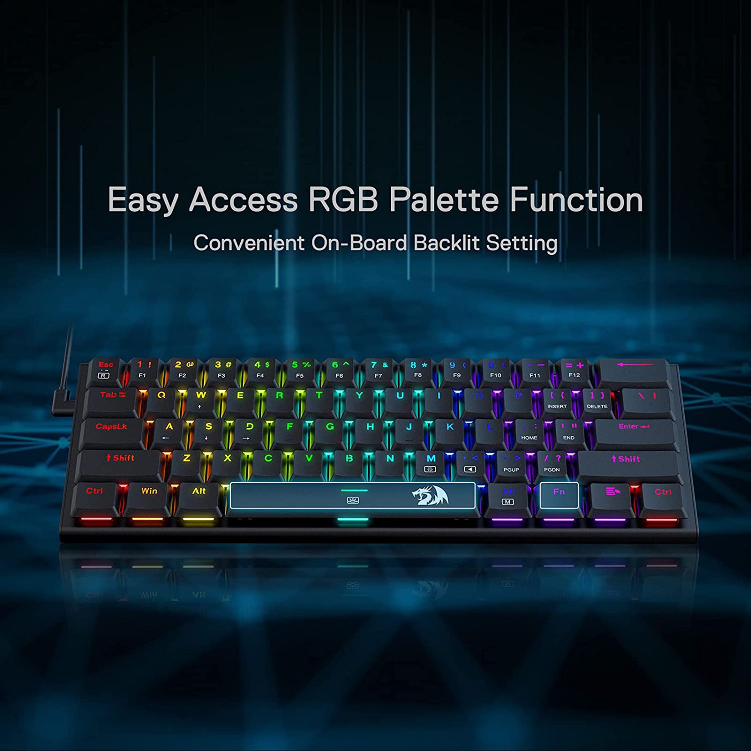 REDRAGON Anivia K614 Wired Gaming Keyboard (RGB Backlight Red Switch, Black) REDRAGON Anivia K614 Wired Gaming Keyboard (RGB Backlight Red Switch, Black)_10
