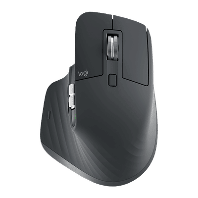 logitech MX Master 3S Rechargeable Bluetooth
                      Wireless Laser Performance Mouse with Thumb Wheel
                      (8000 DPI Adjustable, Multi Device Connectivity,
                      Graphite)