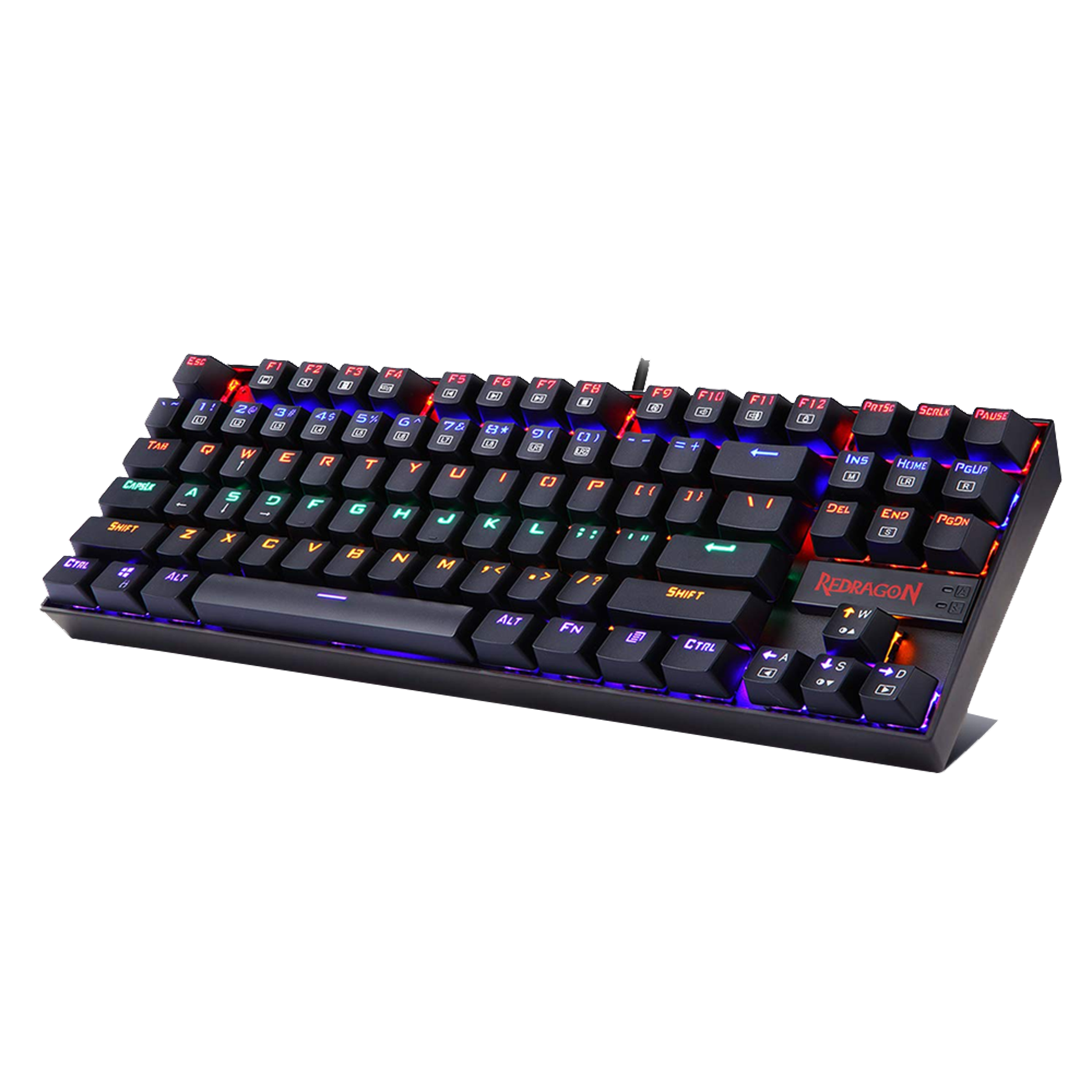 REDRAGON Kumara K552 Wired Keyboard with RGB LED Backlit Keys (Anti Ghosting Keys, Black)_1