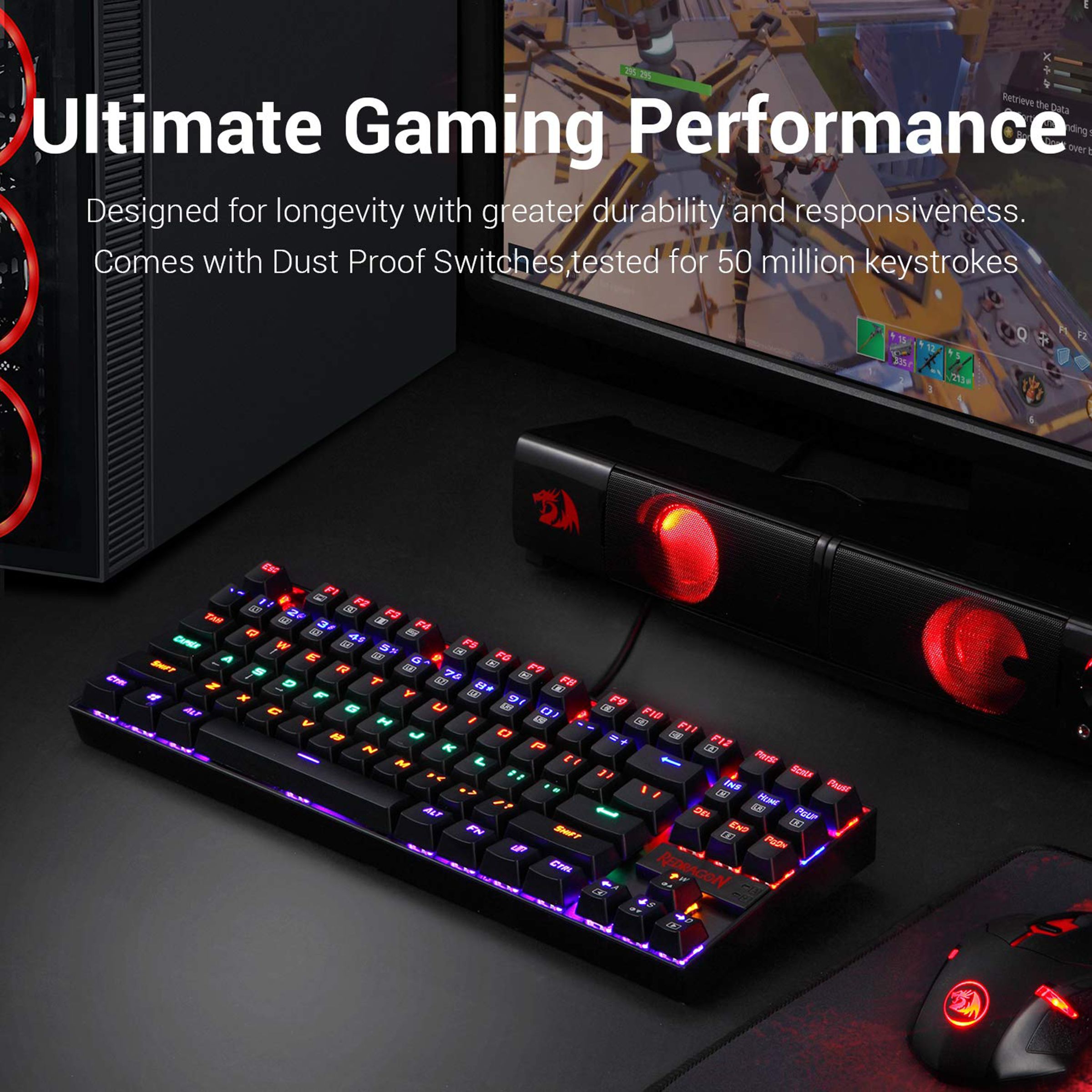 REDRAGON Kumara K552 Wired Keyboard with RGB LED Backlit Keys (Anti Ghosting Keys, Black)_9