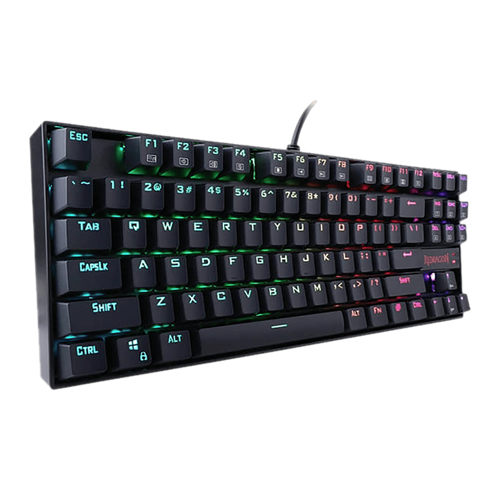 REDRAGON Kumara K552 Wired Keyboard with RGB LED Backlit Keys (Anti Ghosting Keys, Black)_4