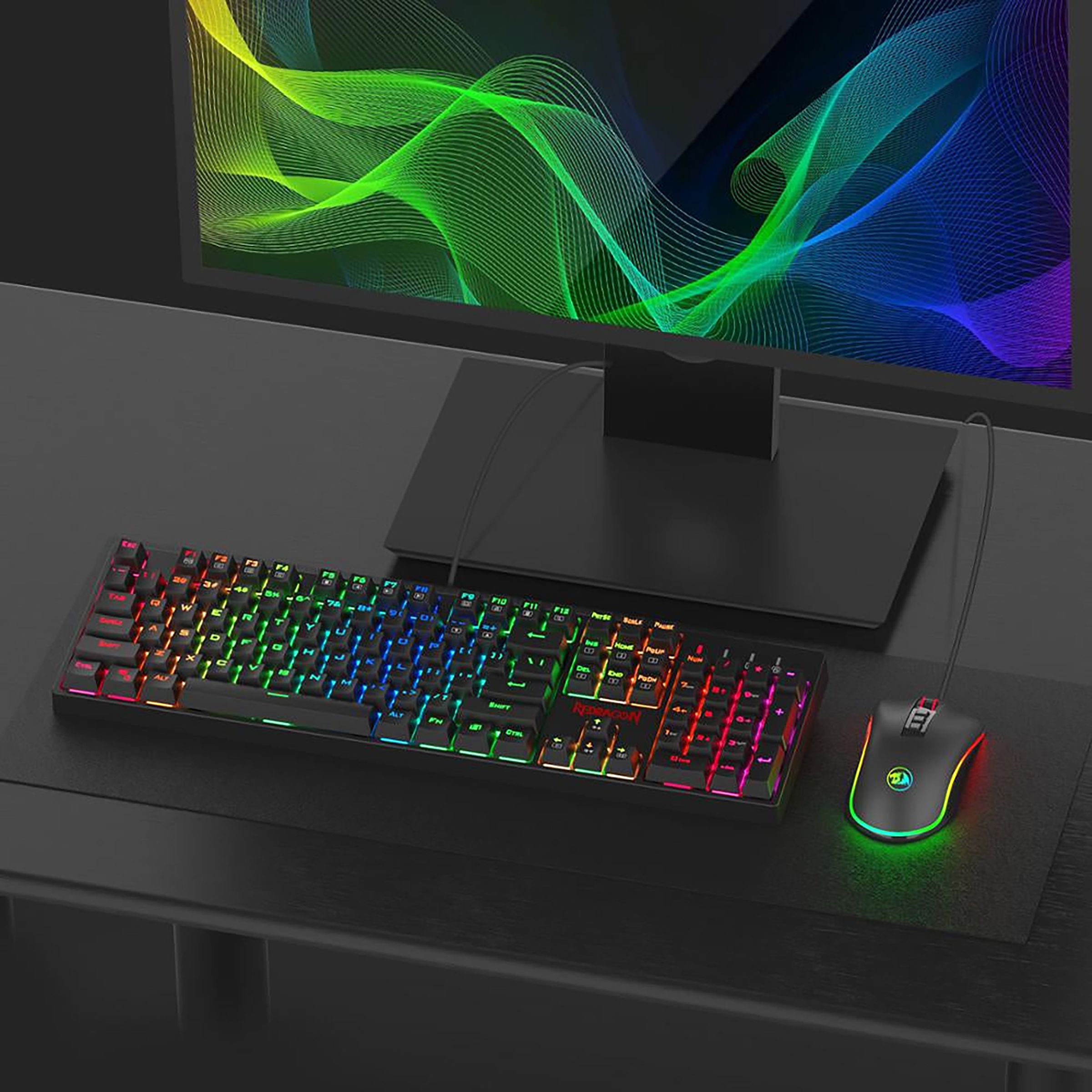 REDRAGON Surara K582 Wired Gaming Keyboard (RGB Backlight Red Switch, Black) REDRAGON Surara K582 Wired Gaming Keyboard (RGB Backlight Red Switch, Black)_4