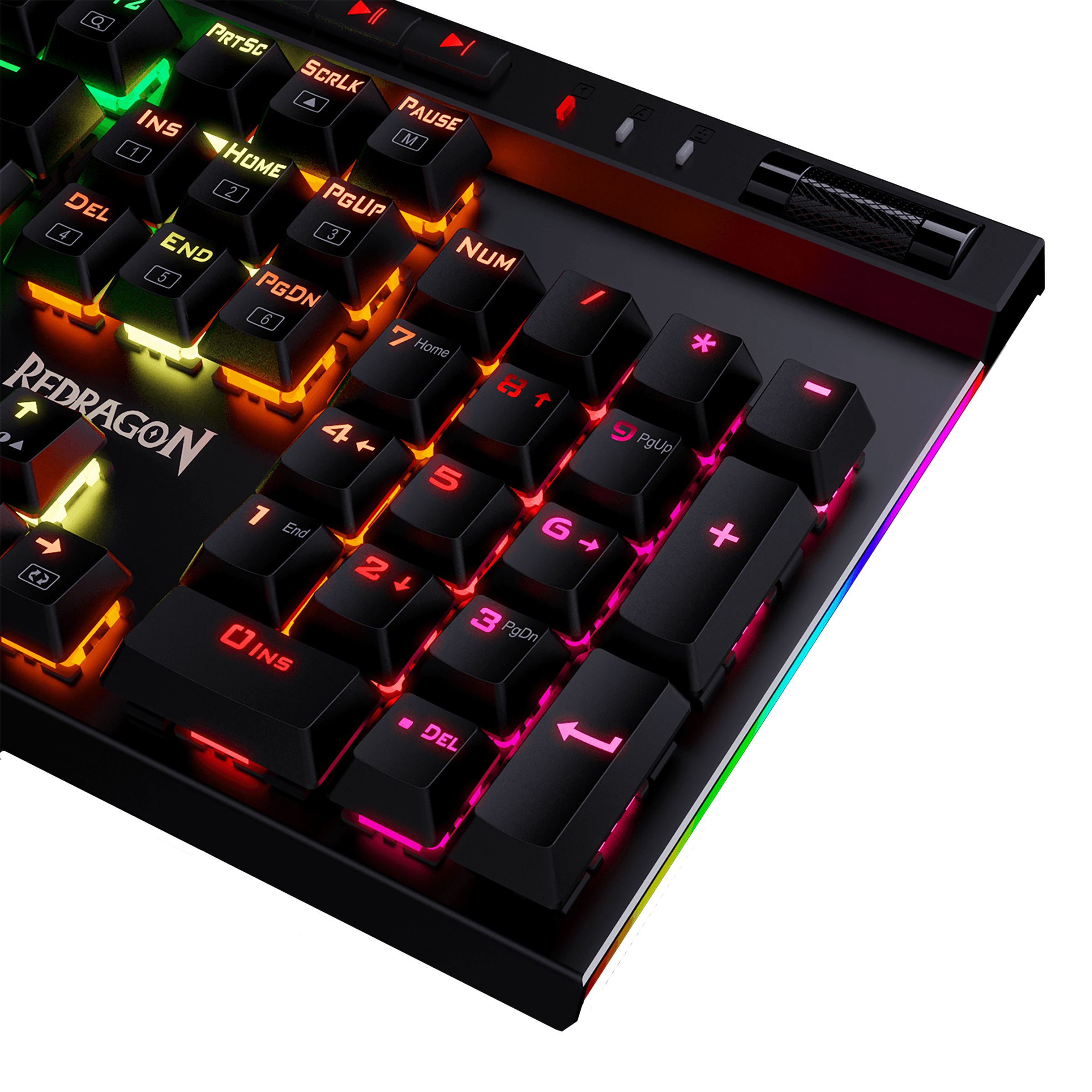 REDRAGON Vata K580 Wired Keyboard with 12 Dedicated Multimedia Keys (RGB Backlight, Black) REDRAGON Vata K580 Wired Keyboard with 12 Dedicated Multimedia Keys (RGB Backlight, Black)_10