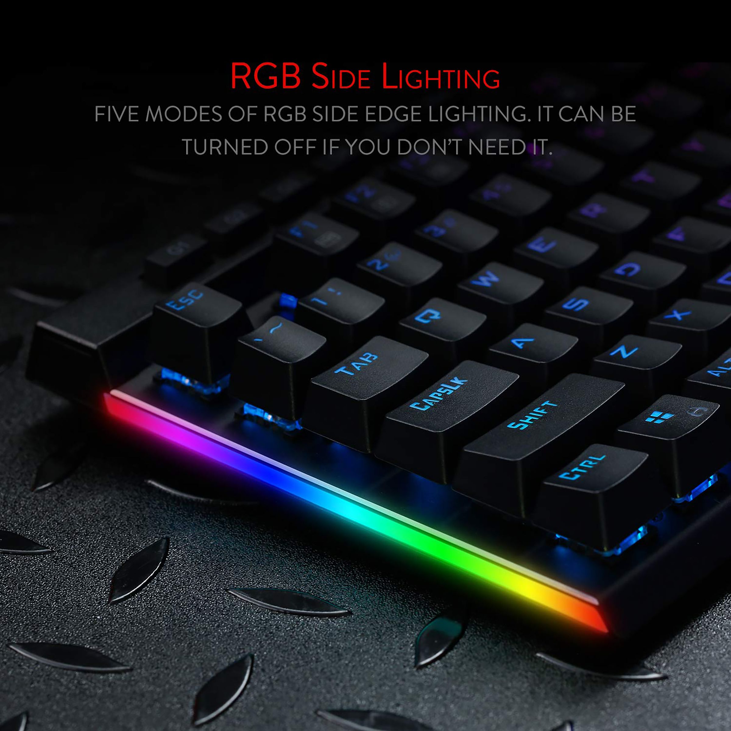REDRAGON Vata K580 Wired Keyboard with 12 Dedicated Multimedia Keys (RGB Backlight, Black) REDRAGON Vata K580 Wired Keyboard with 12 Dedicated Multimedia Keys (RGB Backlight, Black)_11
