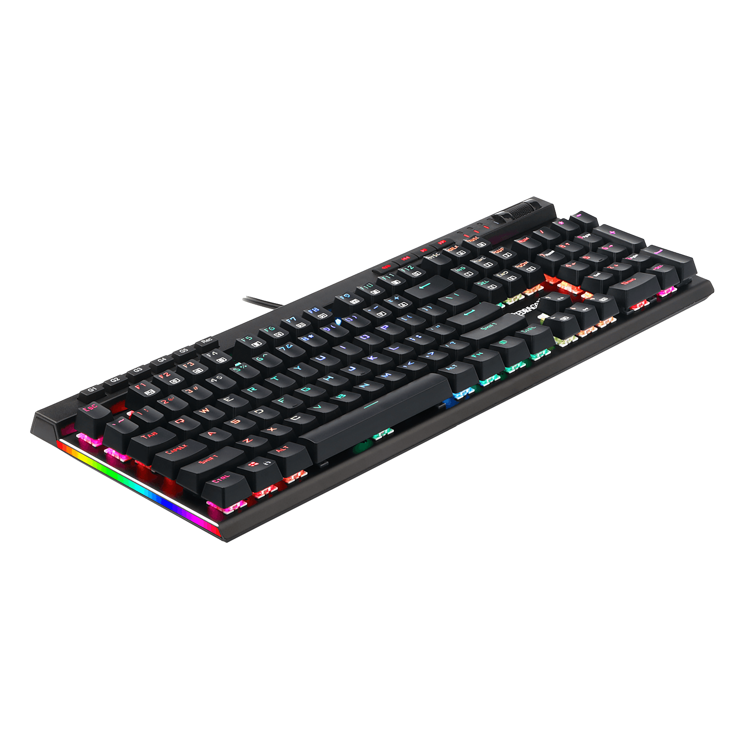 REDRAGON Vata K580 Wired Keyboard with 12 Dedicated Multimedia Keys (RGB Backlight, Black) REDRAGON Vata K580 Wired Keyboard with 12 Dedicated Multimedia Keys (RGB Backlight, Black)_12