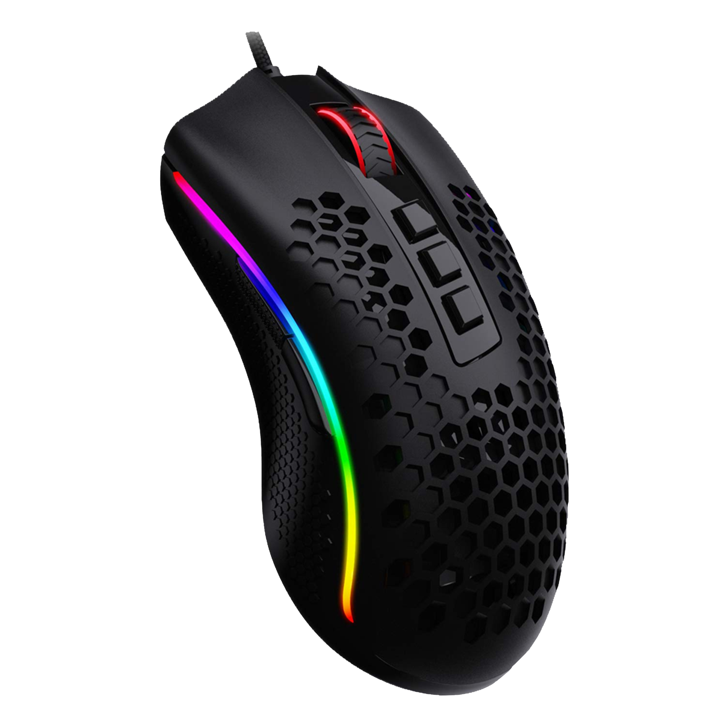 REDRAGON Strom Wired Optical Gaming Mouse (12400 DPI Adjustable, Aesthetics of Hive, Black) REDRAGON Strom Wired Optical Gaming Mouse (12400 DPI Adjustable, Aesthetics of Hive, Black)_1