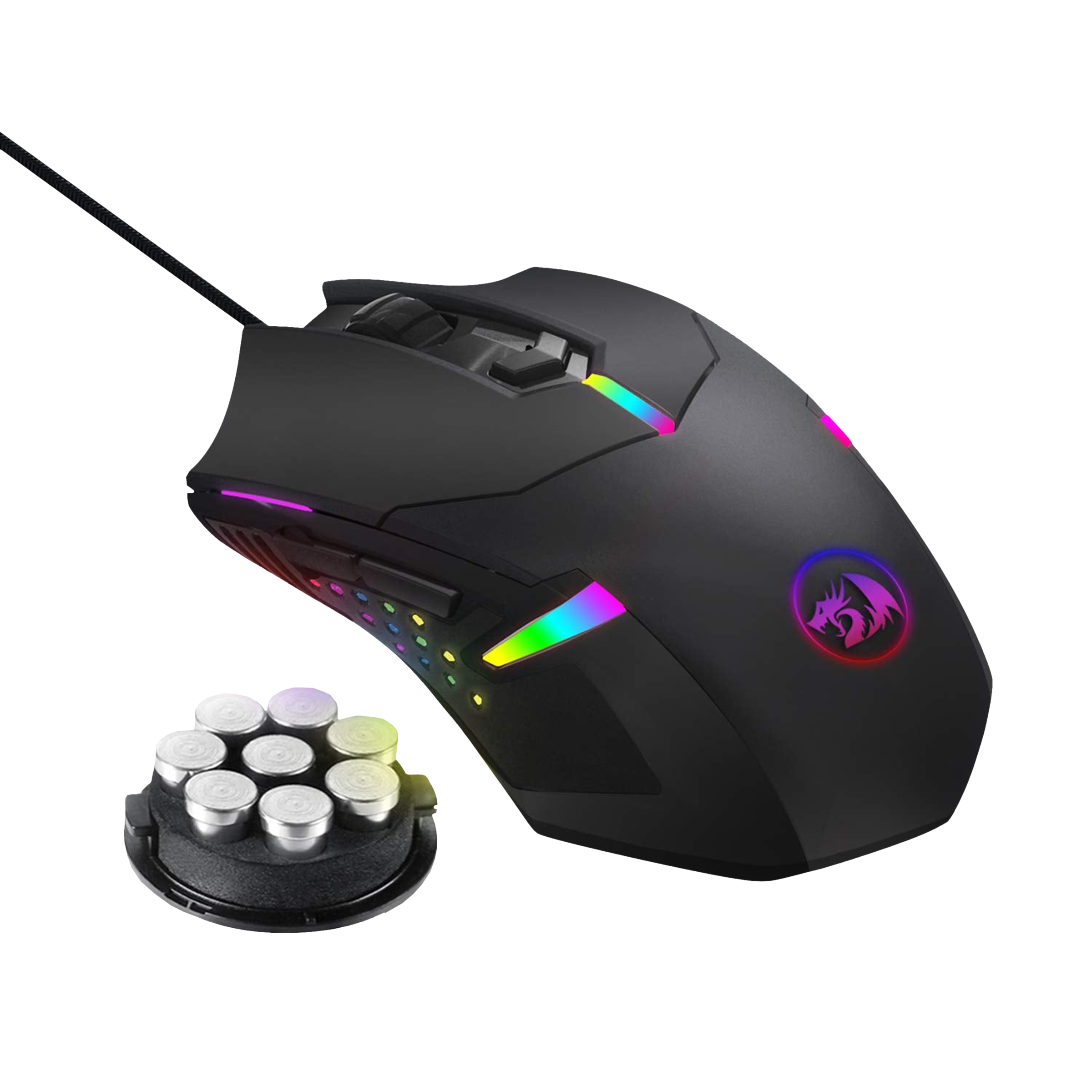 REDRAGON Centrophorus Wired Optical Gaming Mouse (7200 DPI Adjustable, Ergonomic Design, Black) REDRAGON Centrophorus Wired Optical Gaming Mouse (7200 DPI Adjustable, Ergonomic Design, Black)_11