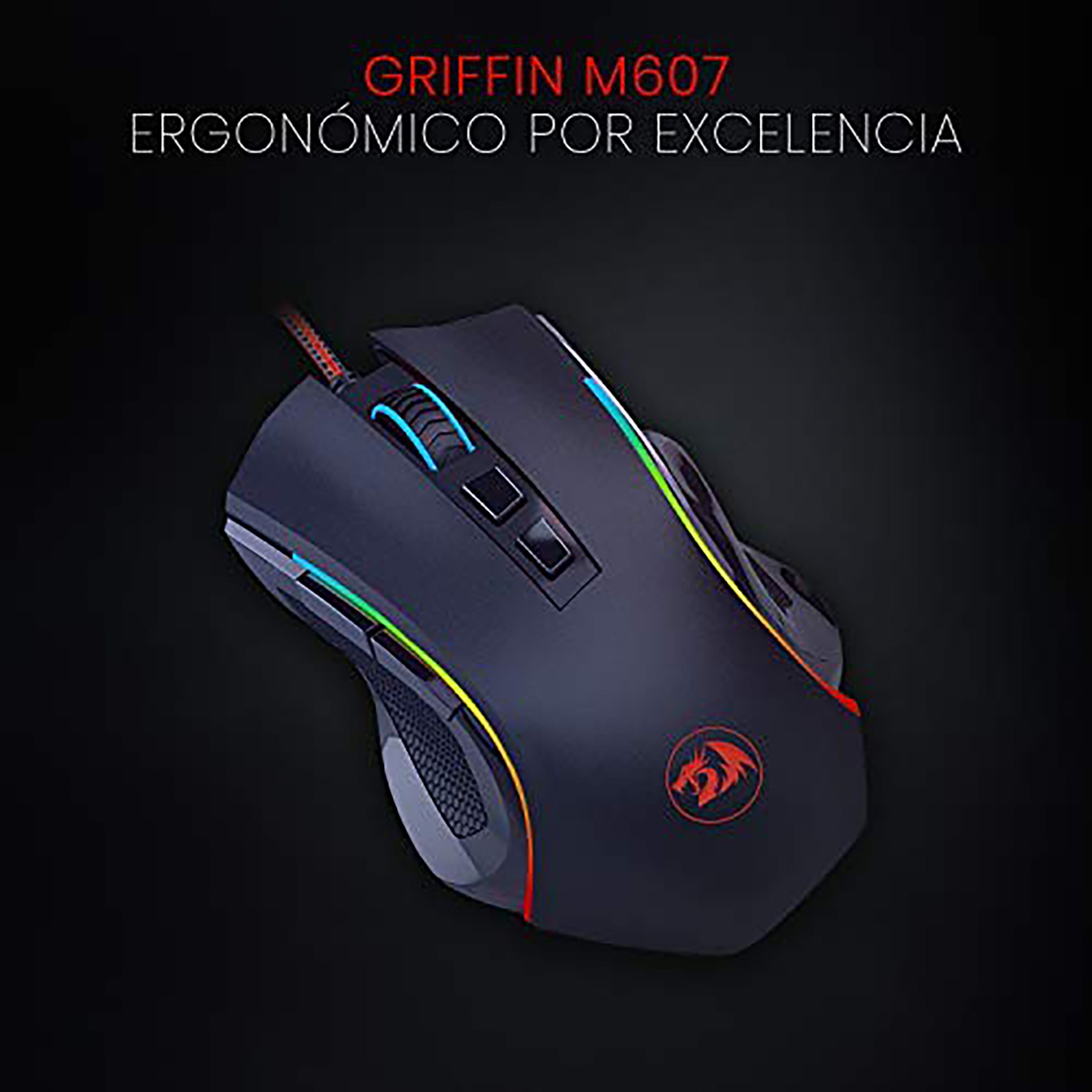 REDRAGON Griffin Wired Optical Gaming Mouse (7200 DPI Adjustable, Ergonomic Design, Black) REDRAGON Griffin Wired Optical Gaming Mouse (7200 DPI Adjustable, Ergonomic Design, Black)_17