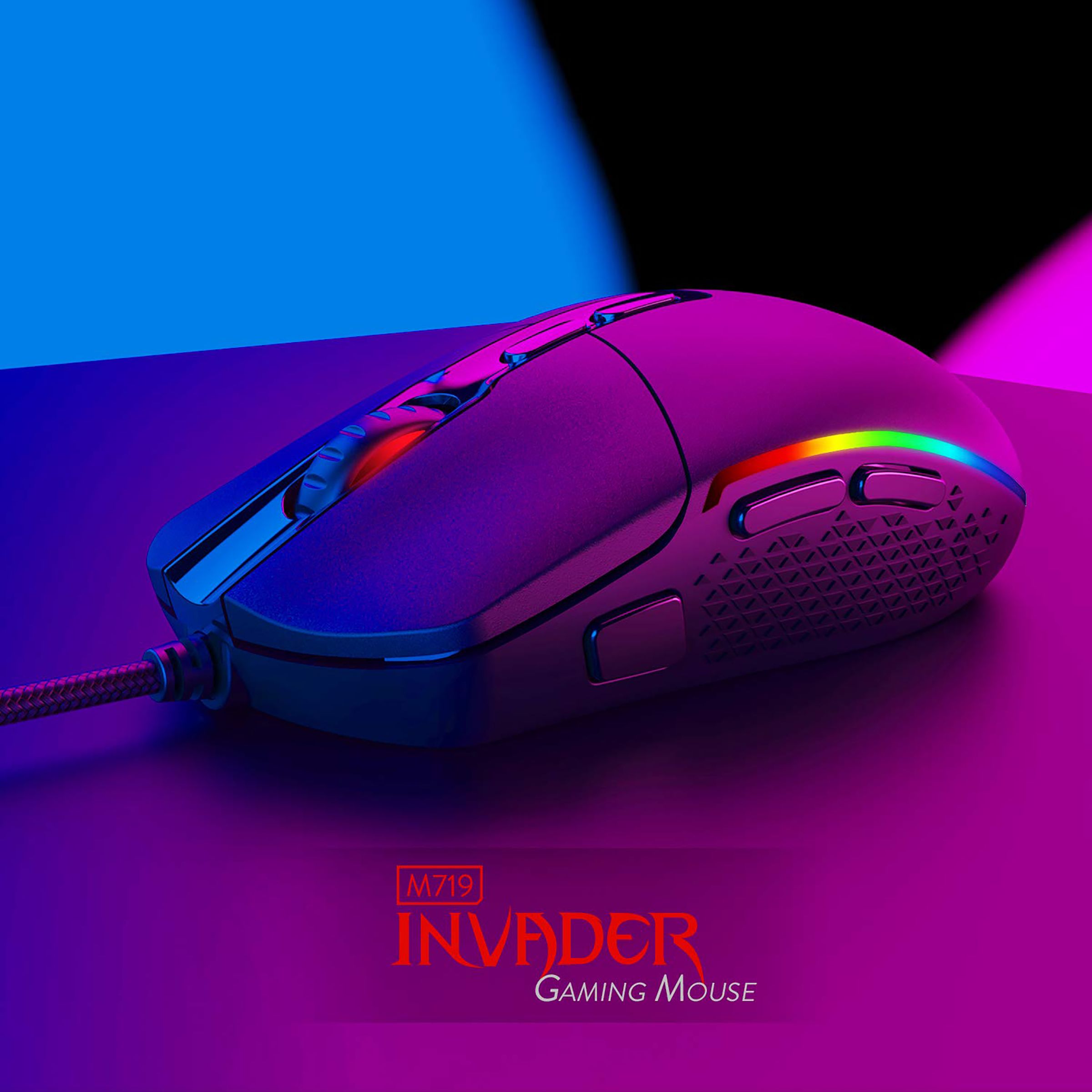 REDRAGON Invader Wired Optical Gaming Mouse (5000 DPI Adjustable, Fire Button, Black) REDRAGON Invader Wired Optical Gaming Mouse (5000 DPI Adjustable, Fire Button, Black)_4