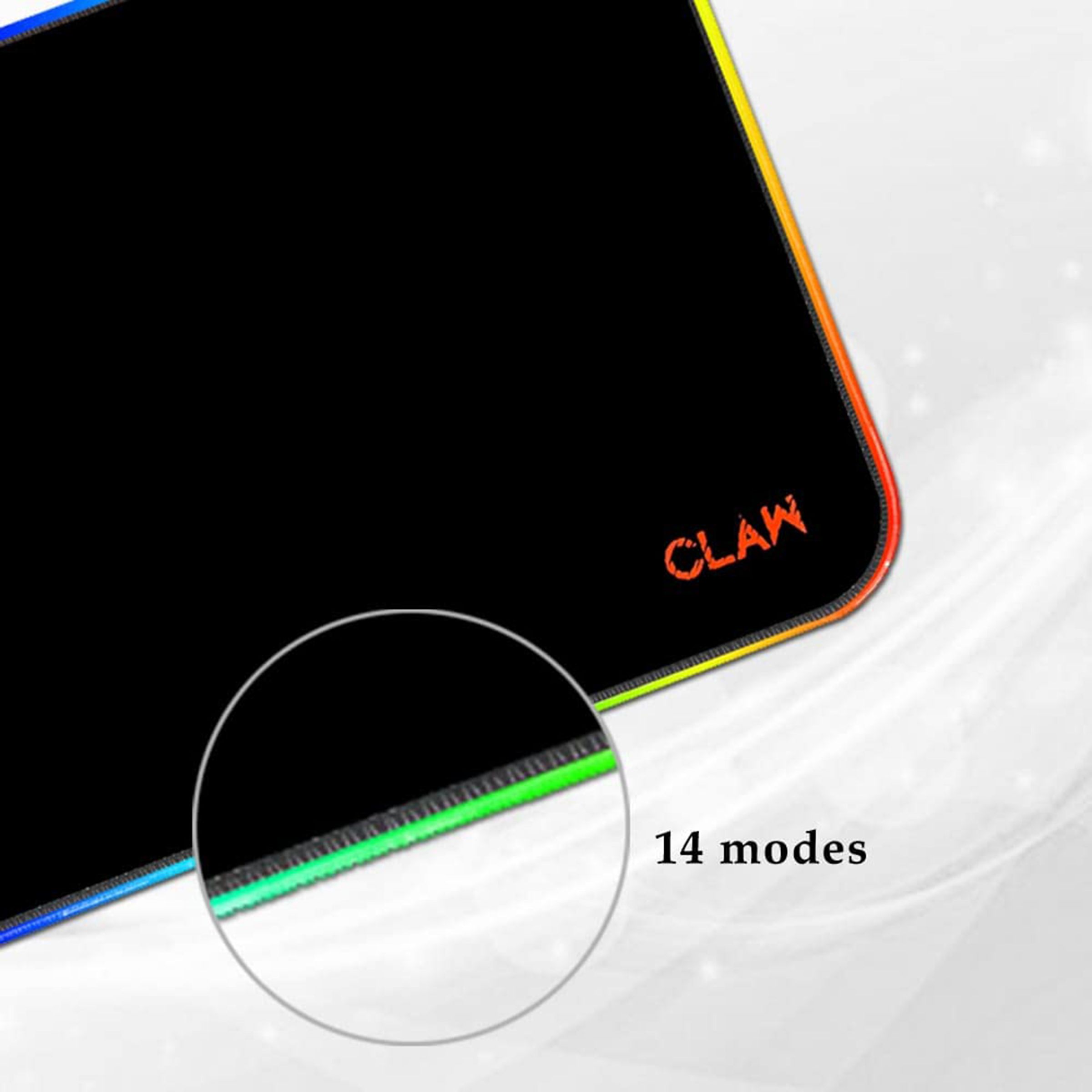 Claw Slide Gaming Mouse Pad (14 Spectrum RGB Backlight Modes, ST-MP25A-S, Black)_5
