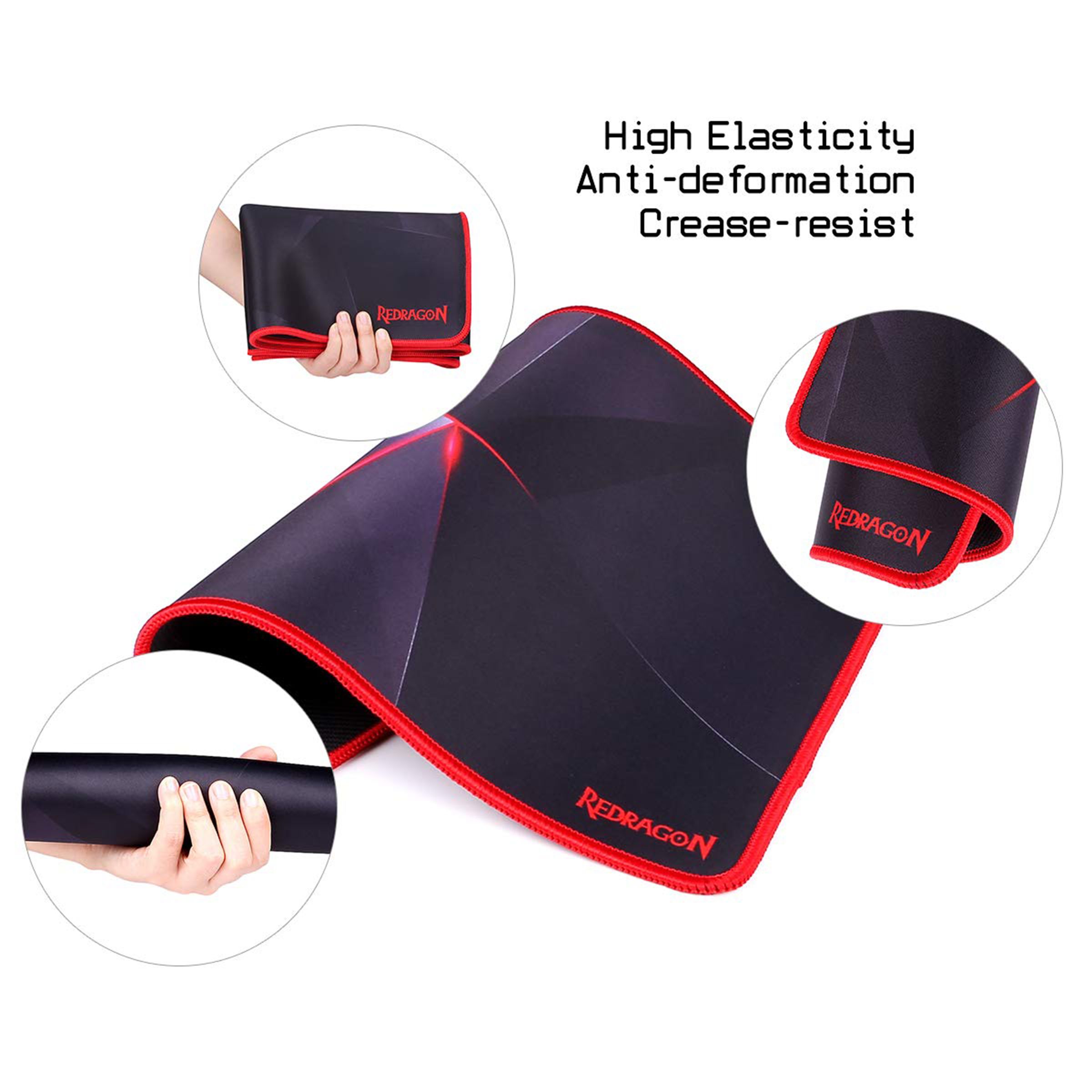 REDRAGON Capricorn P012 Gaming Mousepad (Non Slip Rubber Base, Black)_4