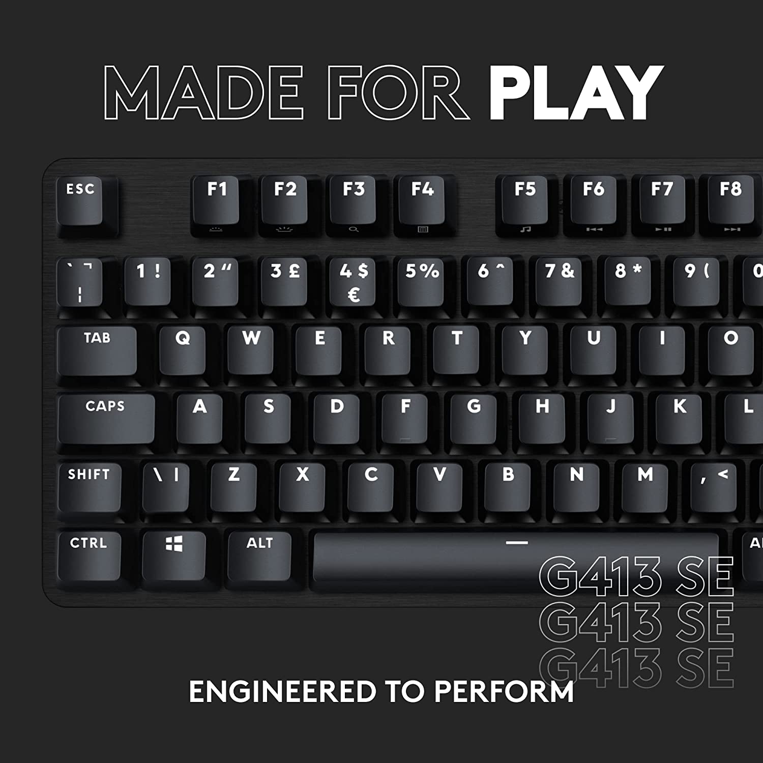 logitech G413 SE Wired Gaming Keyboard with Backlit Keys (Heat Resistant, Black) logitech G413 SE Wired Gaming Keyboard with Backlit Keys (Heat Resistant, Black)_7
