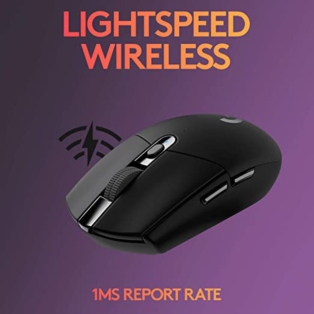 logitech G304 Wireless Optical Gaming Mouse (12000 DPI Adjustable, HERO Sensor, Black) logitech G304 Wireless Optical Gaming Mouse (12000 DPI Adjustable, HERO Sensor, Black)_12