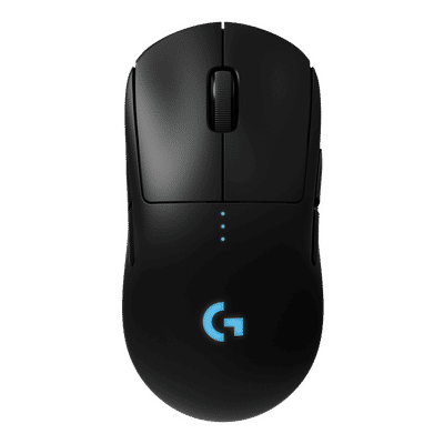 logitech Pro Wireless Optical Gaming Mouse
                      (25600 DPI Adjustable, RGB Backlit, Black)