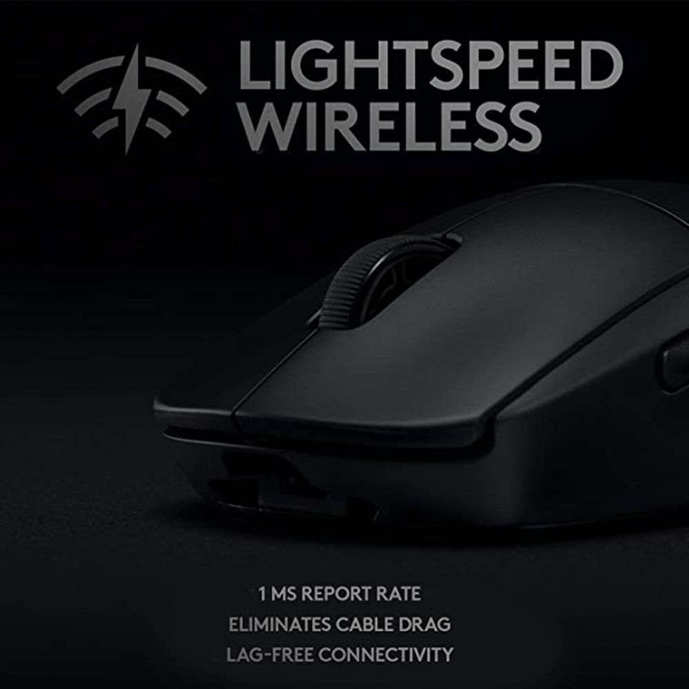 logitech Pro Wireless Optical Gaming Mouse (25600 DPI Adjustable, RGB Backlit, Black) logitech Pro Wireless Optical Gaming Mouse (25600 DPI Adjustable, RGB Backlit, Black)_9