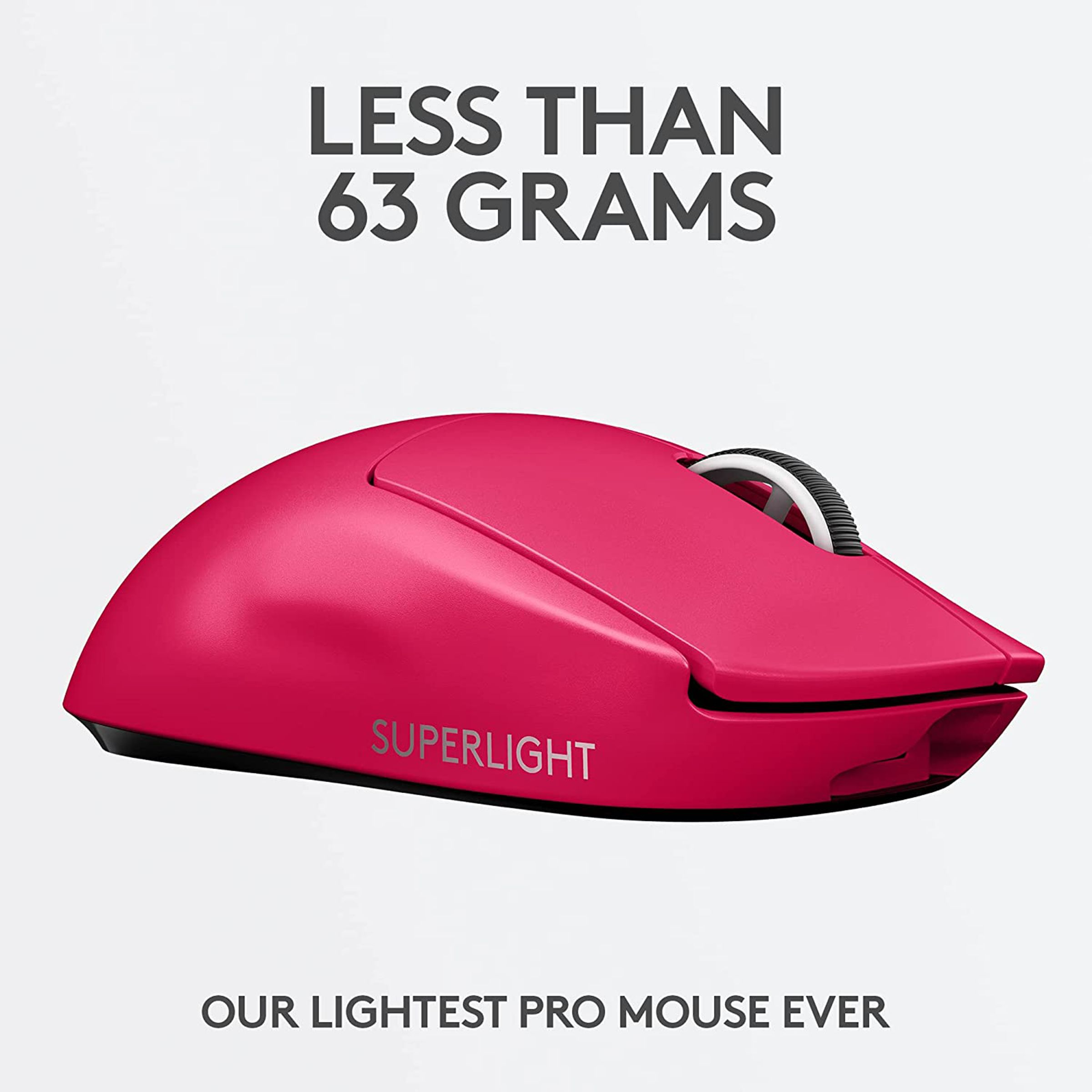 logitech PRO X Rechargeable Wireless Optical Gaming Mouse (25600 DPI Adjustable, Click Tensioning System, Magenta) logitech PRO X Rechargeable Wireless Optical Gaming Mouse (25600 DPI Adjustable, Click Tensioning System, Magenta)_9